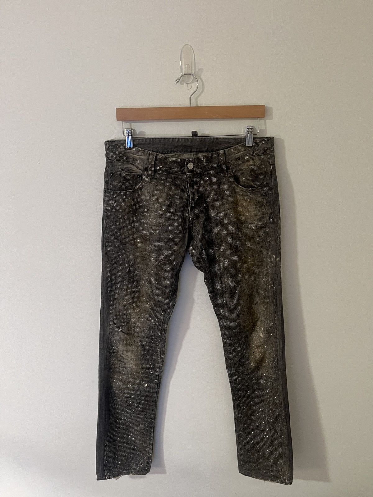 Dsquared2 Dsqaured Glitter Jeans 2010 Size US 32 / EU 48 - 1 Thumbnail
