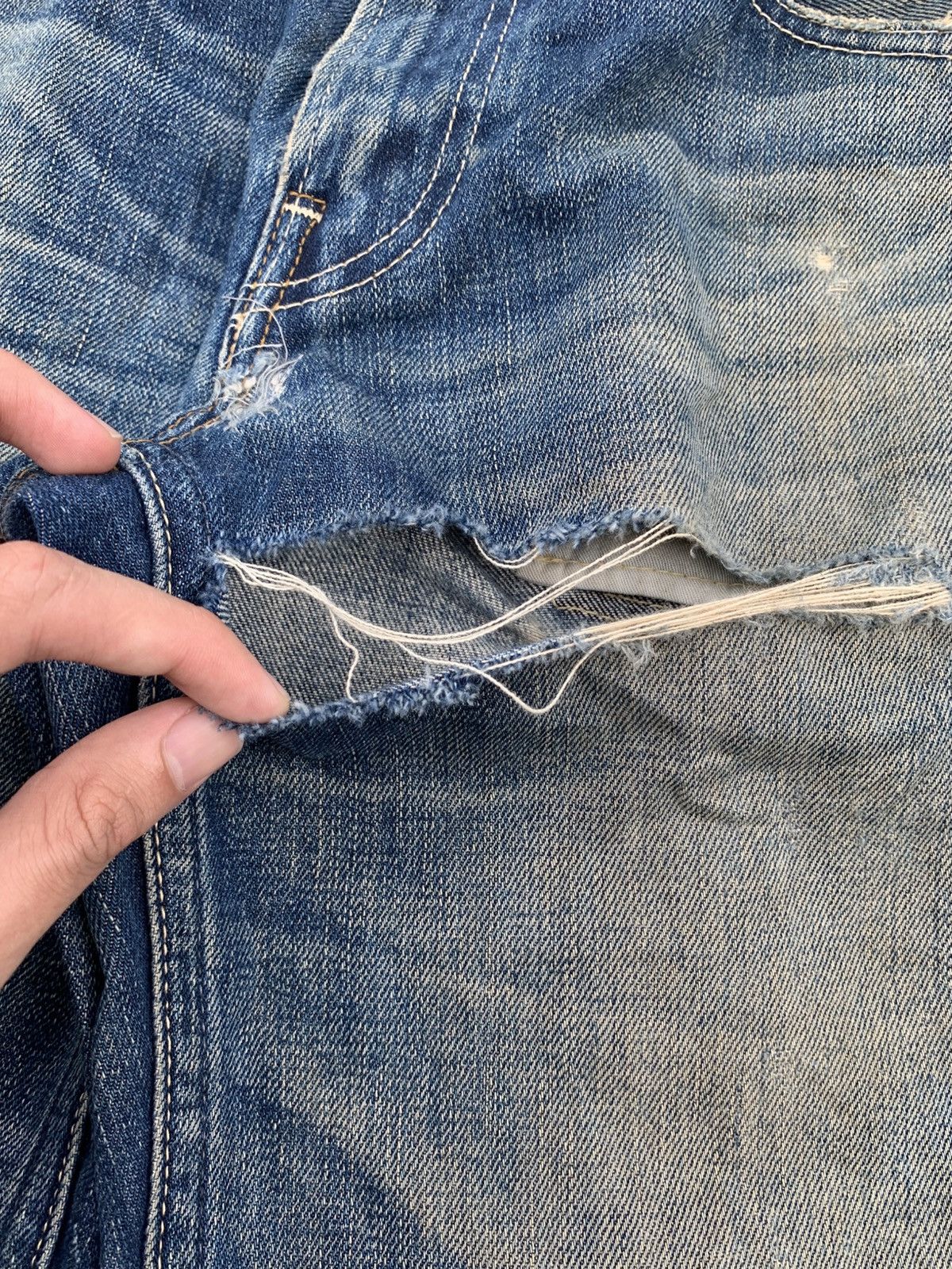 Levi's LEVIS 502 FADED & RUSTY DISTRESSED DENIM Size US 30 / EU 46 - 23 Thumbnail