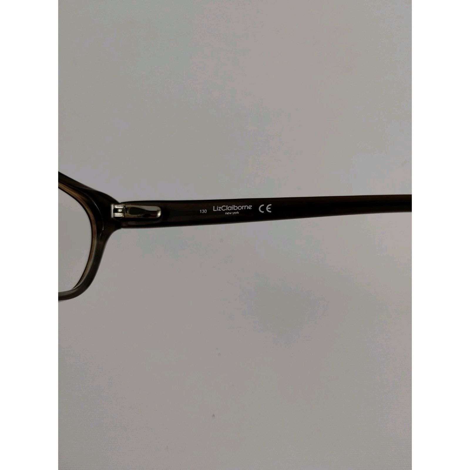 Liz Claiborne Liz Claiborne Eyeglass Frames Women's L388 OJKK Brown Marble Size ONE SIZE - 7 Thumbnail