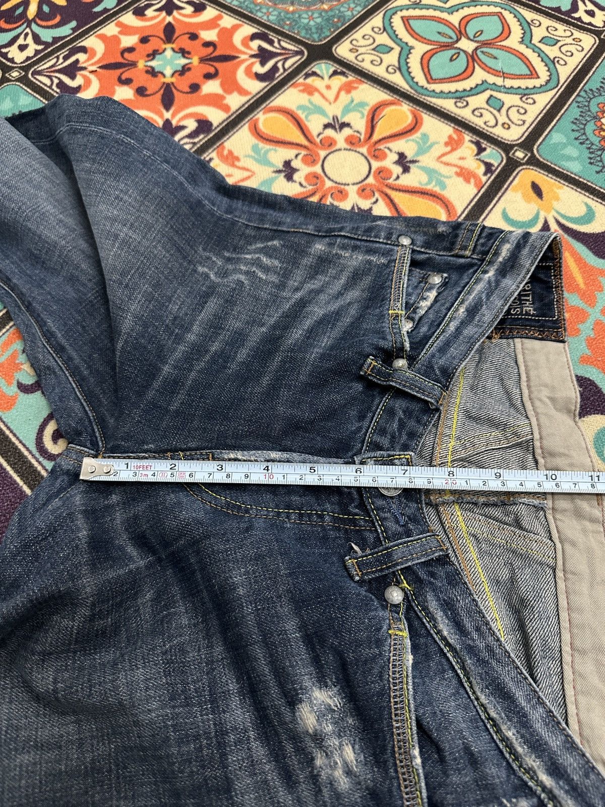Marithe + Francois Girbaud 2000 Marithe + Francois Girbaud Wash Denim Jeans Size US 28 / EU 44 - 21 Thumbnail