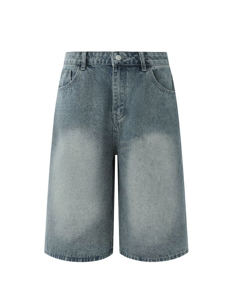 Japanese Brand Retro loose wide leg casual denim shorts Size US 32 / EU 48 - 6 Thumbnail