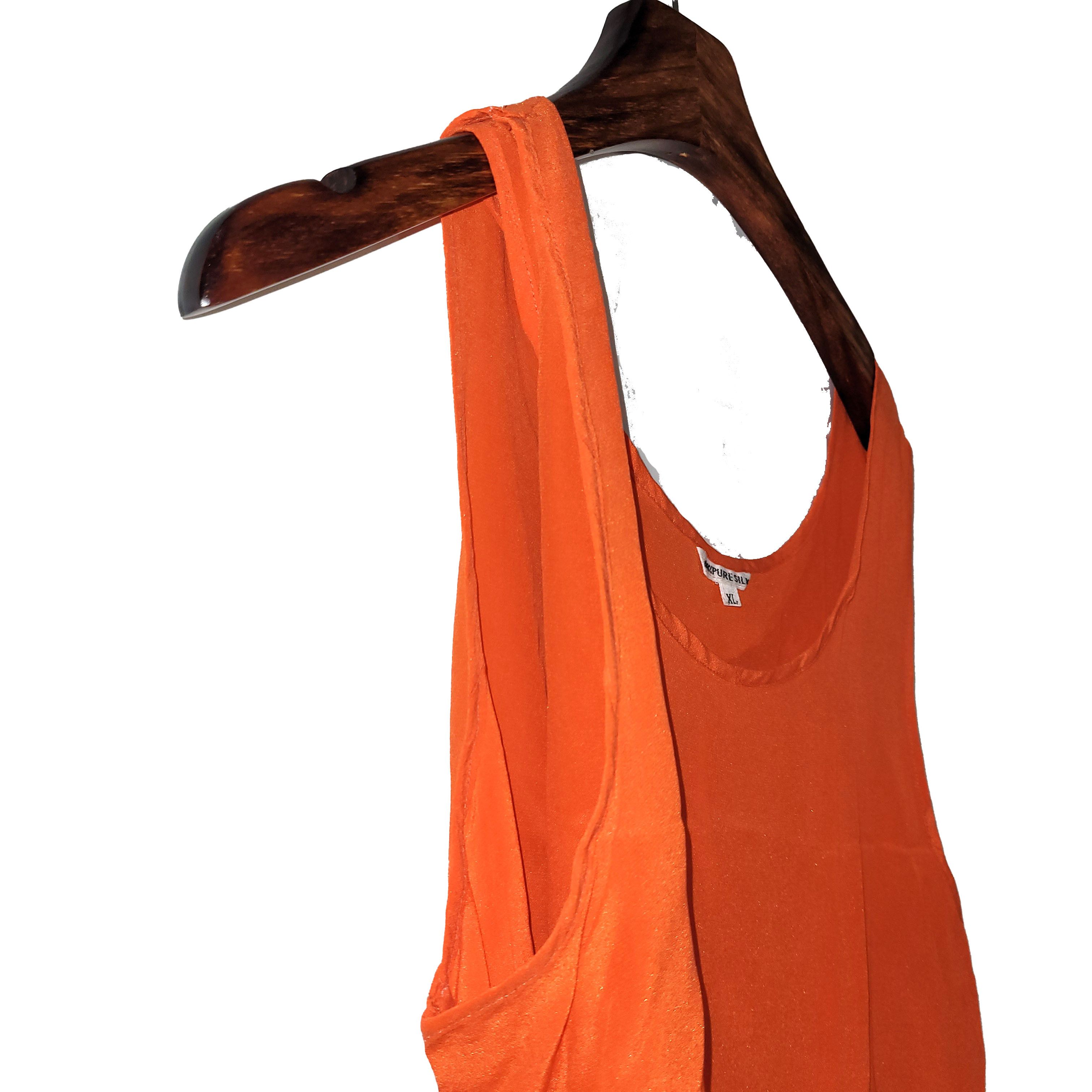 Other Women's 100% Silk Size L SleevelessTank Top SAC700 Size L / US 10 / IT 46 - 2 Thumbnail