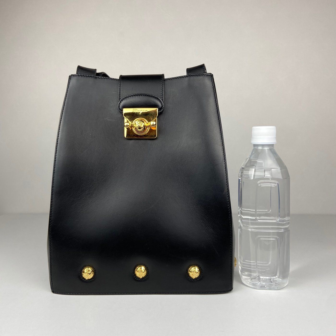 Salvatore Ferragamo Salvatore Ferragamo Gancini Black Bucket Shoulder Bag Size ONE SIZE - 21 Thumbnail