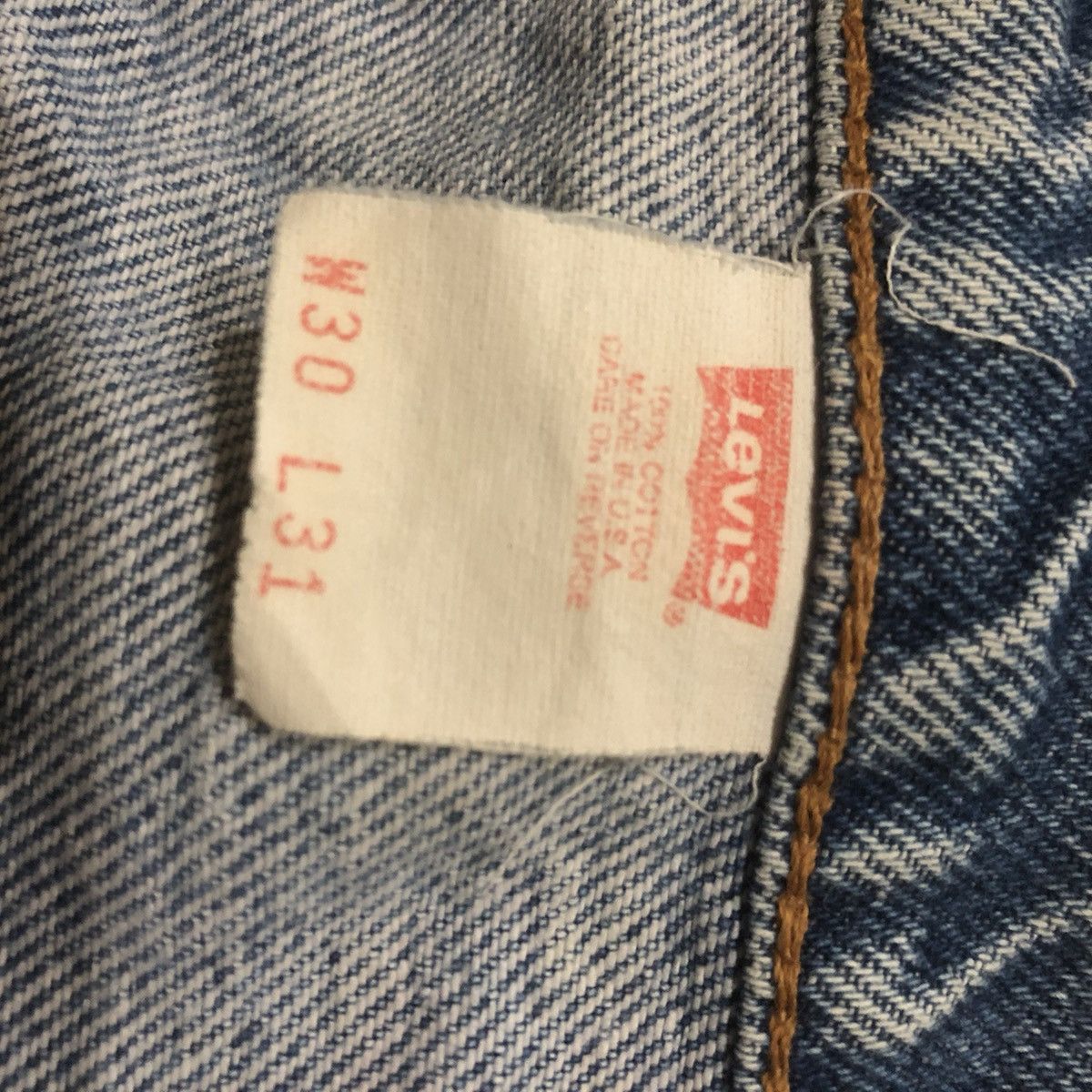 Levi's × Levi's Vintage Clothing × Vintage Levi’s Orange Tag Made In Usa denim Pants Size US 30 / EU 46 - 10 Thumbnail