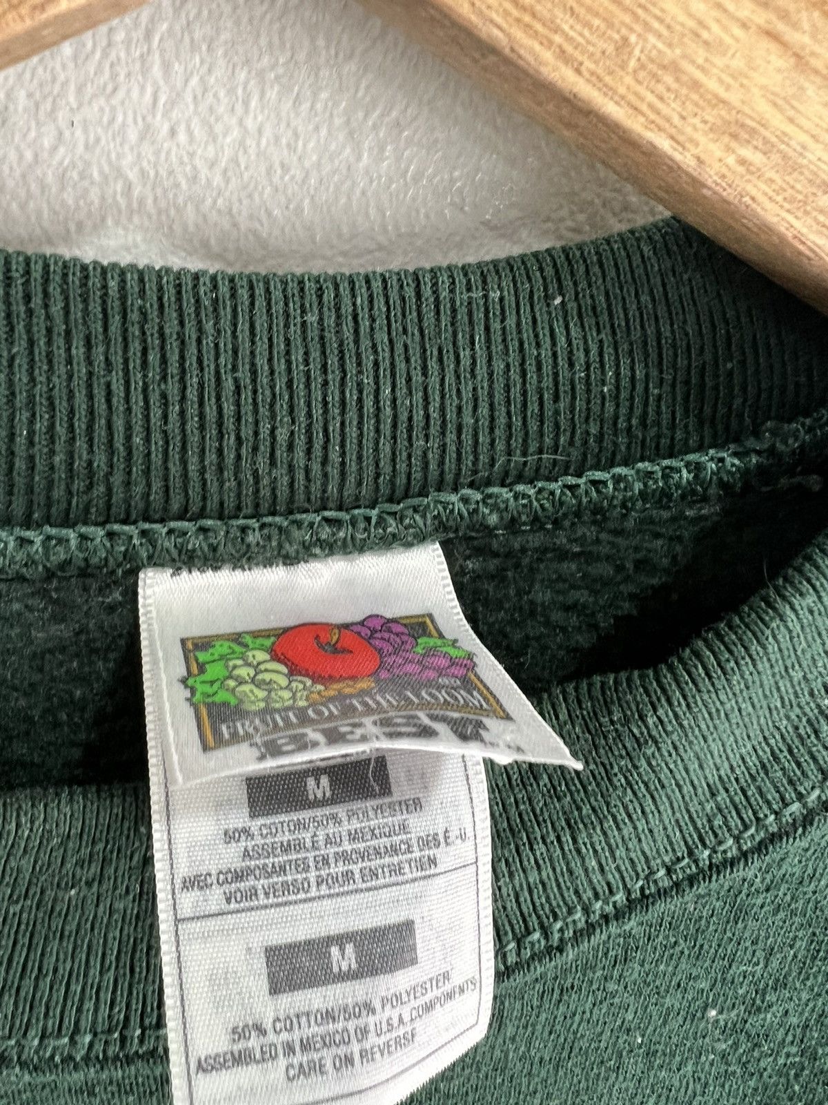 Vintage Vintage Forest Green Blank Sweater Sweatshirt Size US M / EU 48-50 / 2 - 4 Thumbnail