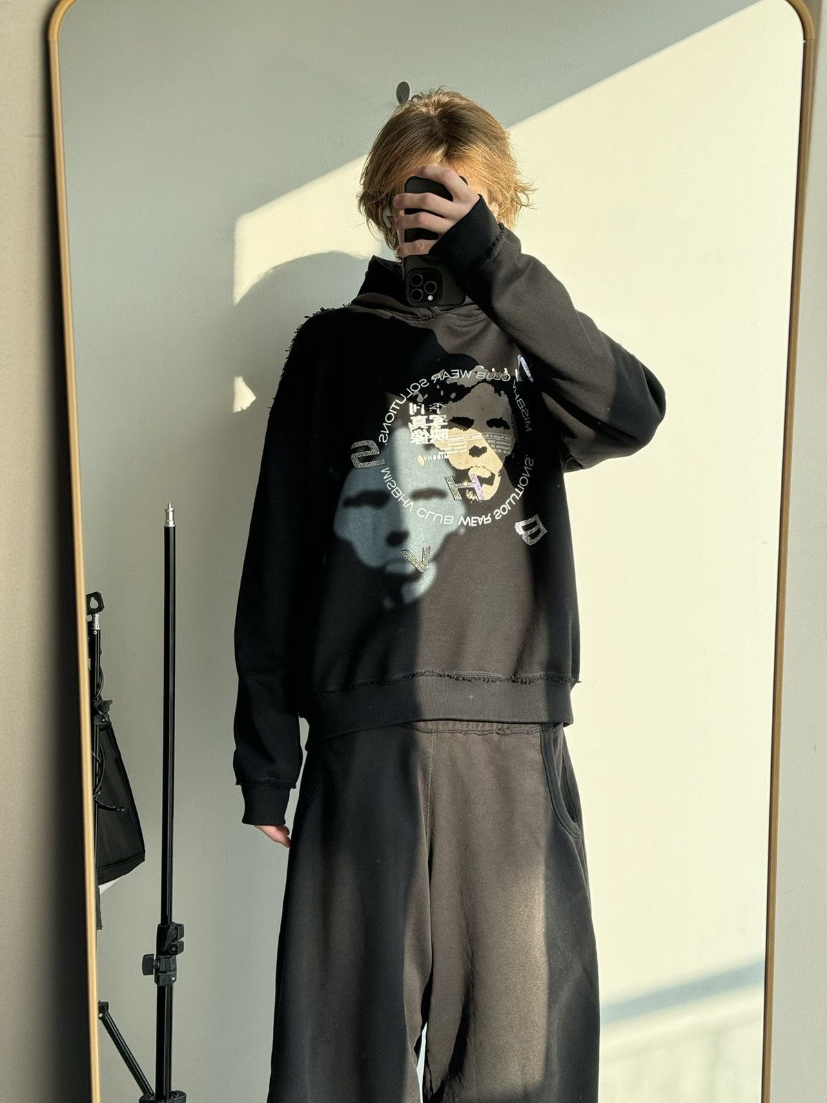 Misbhv MISBHV Print Boxy Fit Hoodie Size US M / EU 48-50 / 2 - 11 Thumbnail