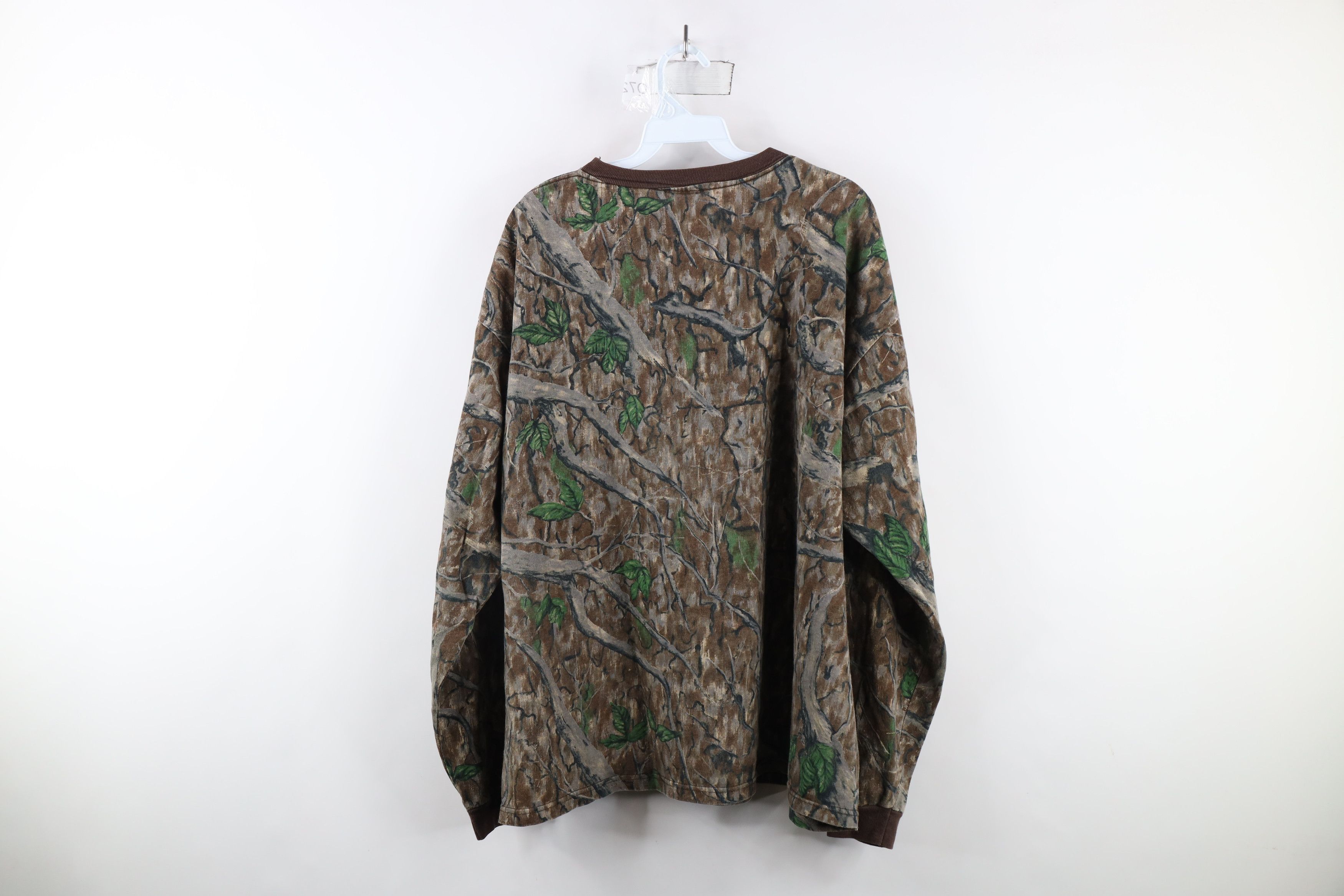 Vintage Vintage 90s Streetwear Camouflage Long Sleeve T-Shirt USA Size US XXL / EU 58 / 5 - 9 Thumbnail