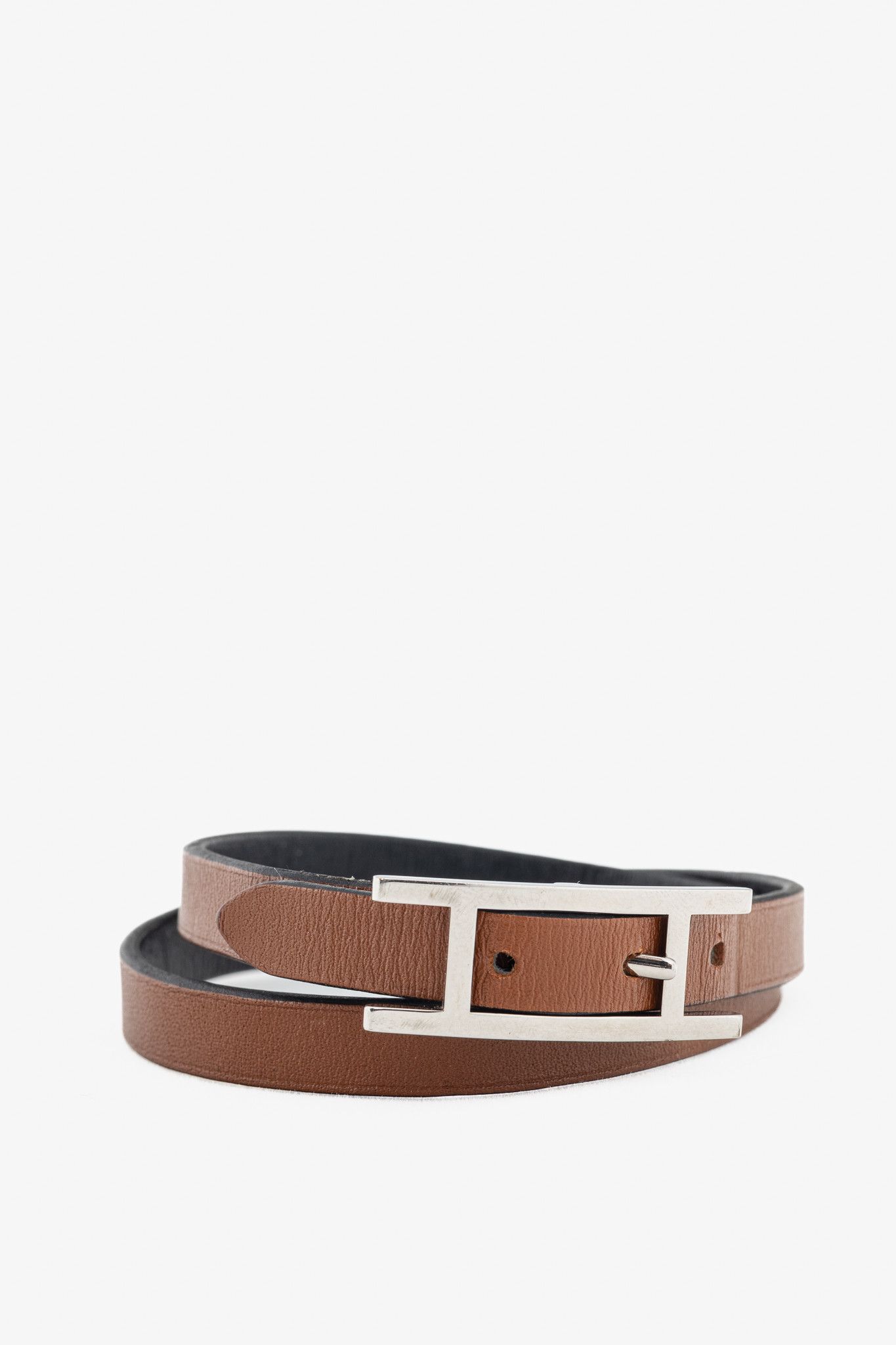 Hermes Hermes Behapi Double Tour Chamonix & Tadelakt Bracelet Size ONE SIZE - 1 Thumbnail