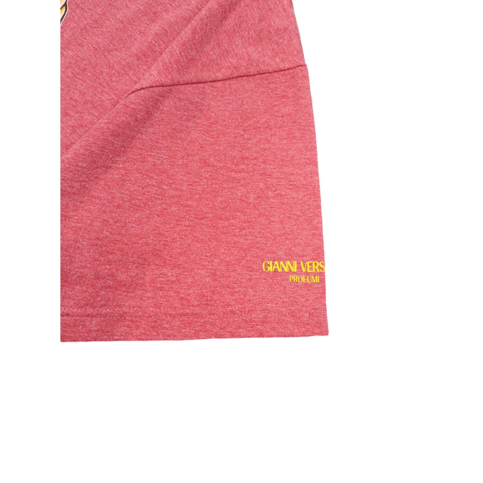Versace × Vintage 💎 Vintage Gianni Versace Profumi Big Logo Pink T-shirt Size US L / EU 52-54 / 3 - 3 Thumbnail