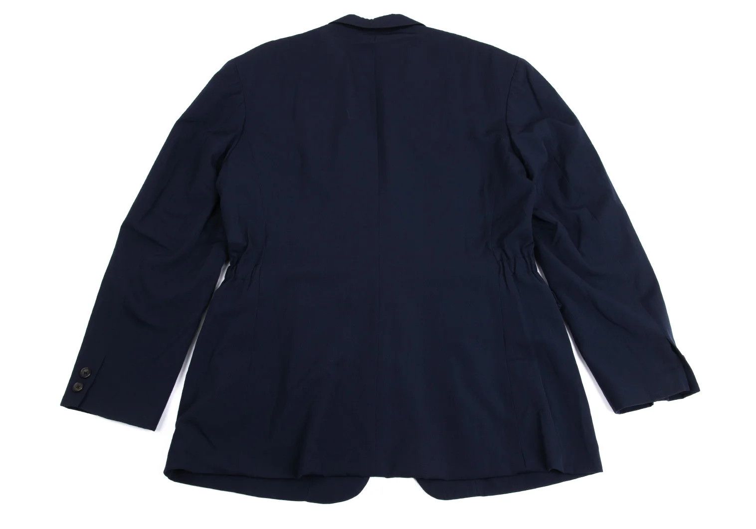 Yohji Yamamoto Yohji Yamamoto Wool Gabardine Jacket Navy M Size US M / EU 48-50 / 2 - 15 Thumbnail