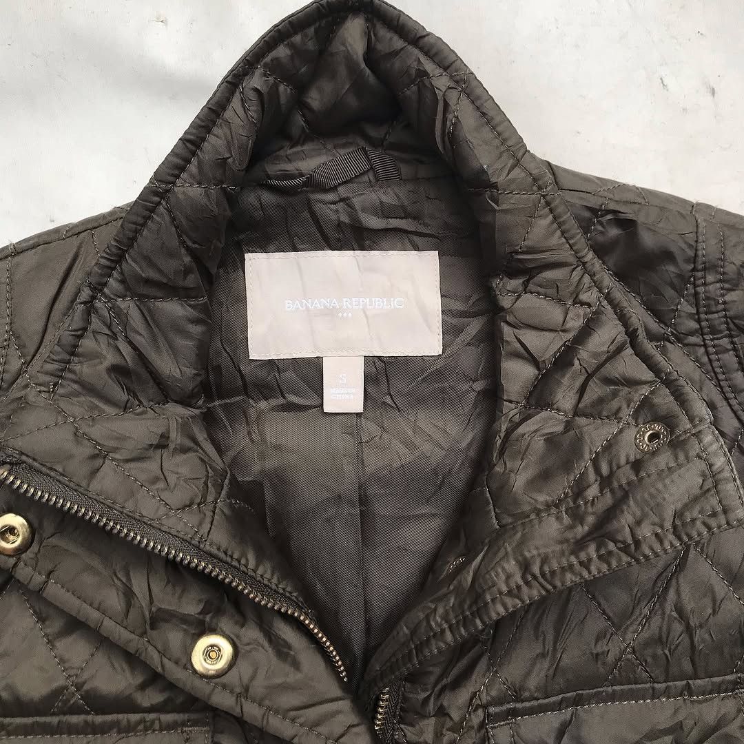 Banana Republic × Vintage Banana Republic Quilted Trialmaster Jacket zipper Ideal belt Size US M / EU 48-50 / 2 - 4 Thumbnail