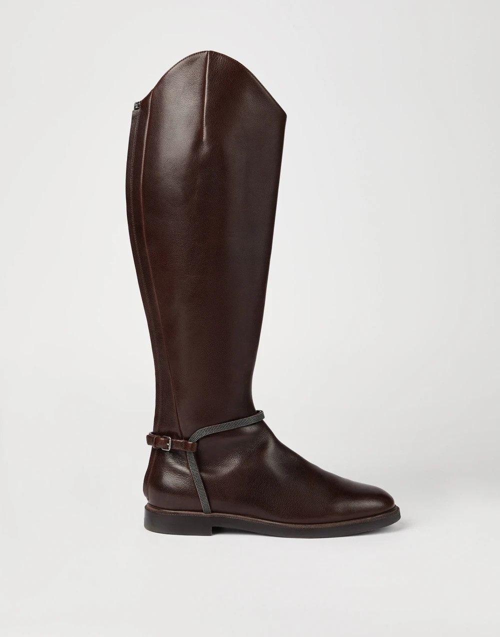 Brunello Cucinelli Brunello Cucinelli High Boots In Leather With Precious Spurs IT 39 Women - USA Duties Paid Size US 9 / IT 39 - 1 Thumbnail