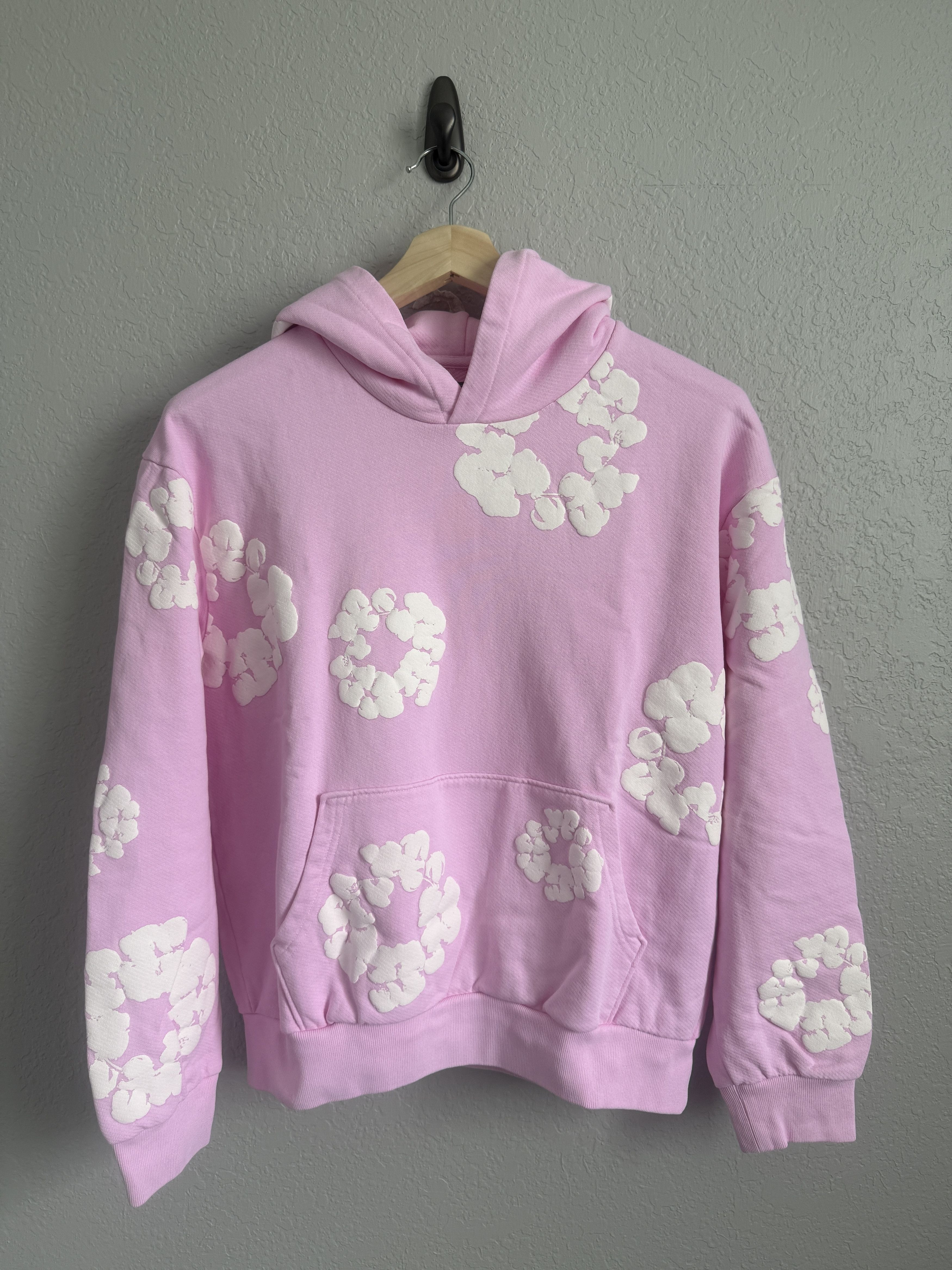 Denim Tears Power Pink Hoodie Size S