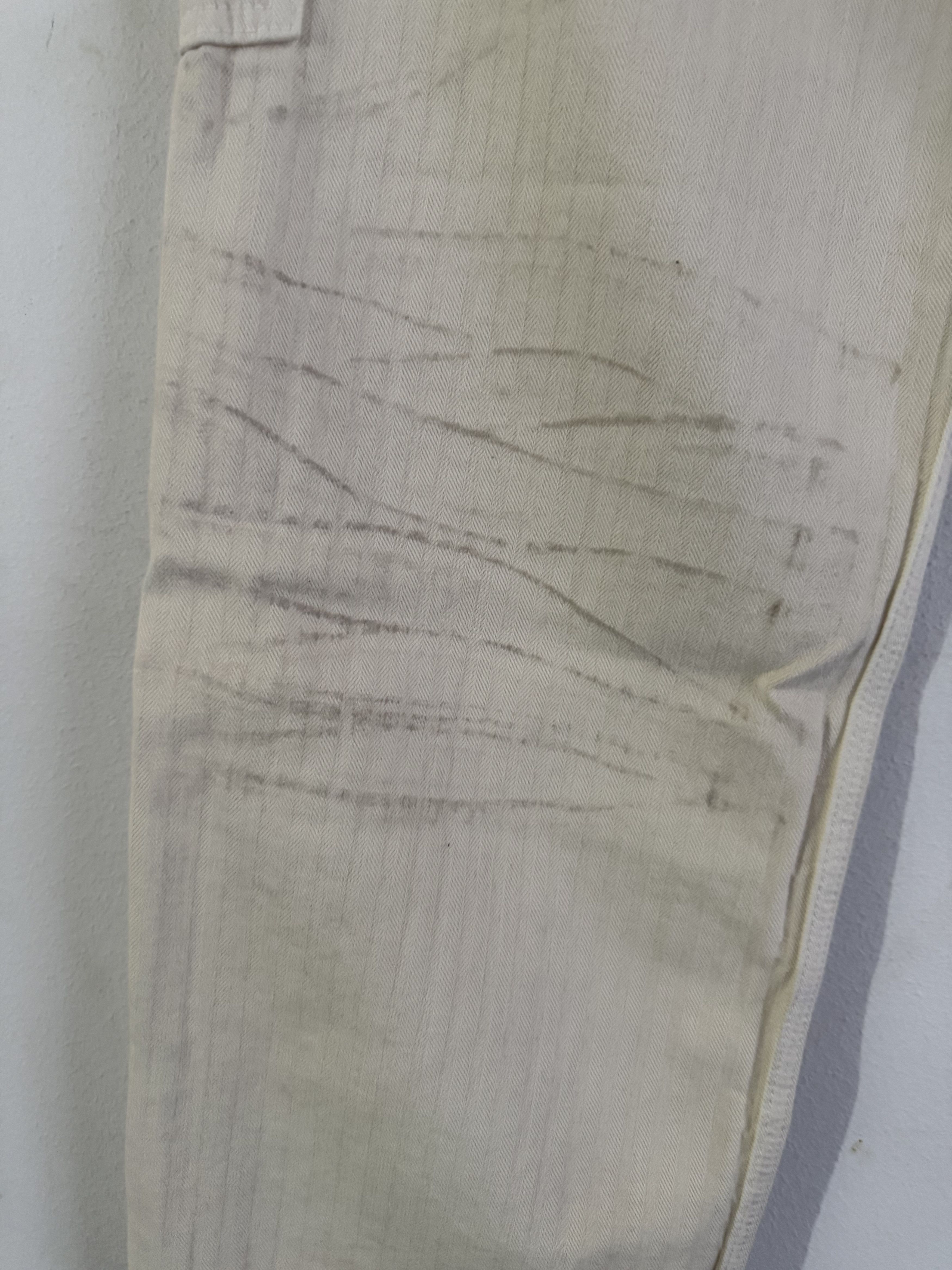 Enfants Riches Deprimes Off-White Double Knee Paint Denim Trousers Size US 30 / EU 46 - 12 Thumbnail