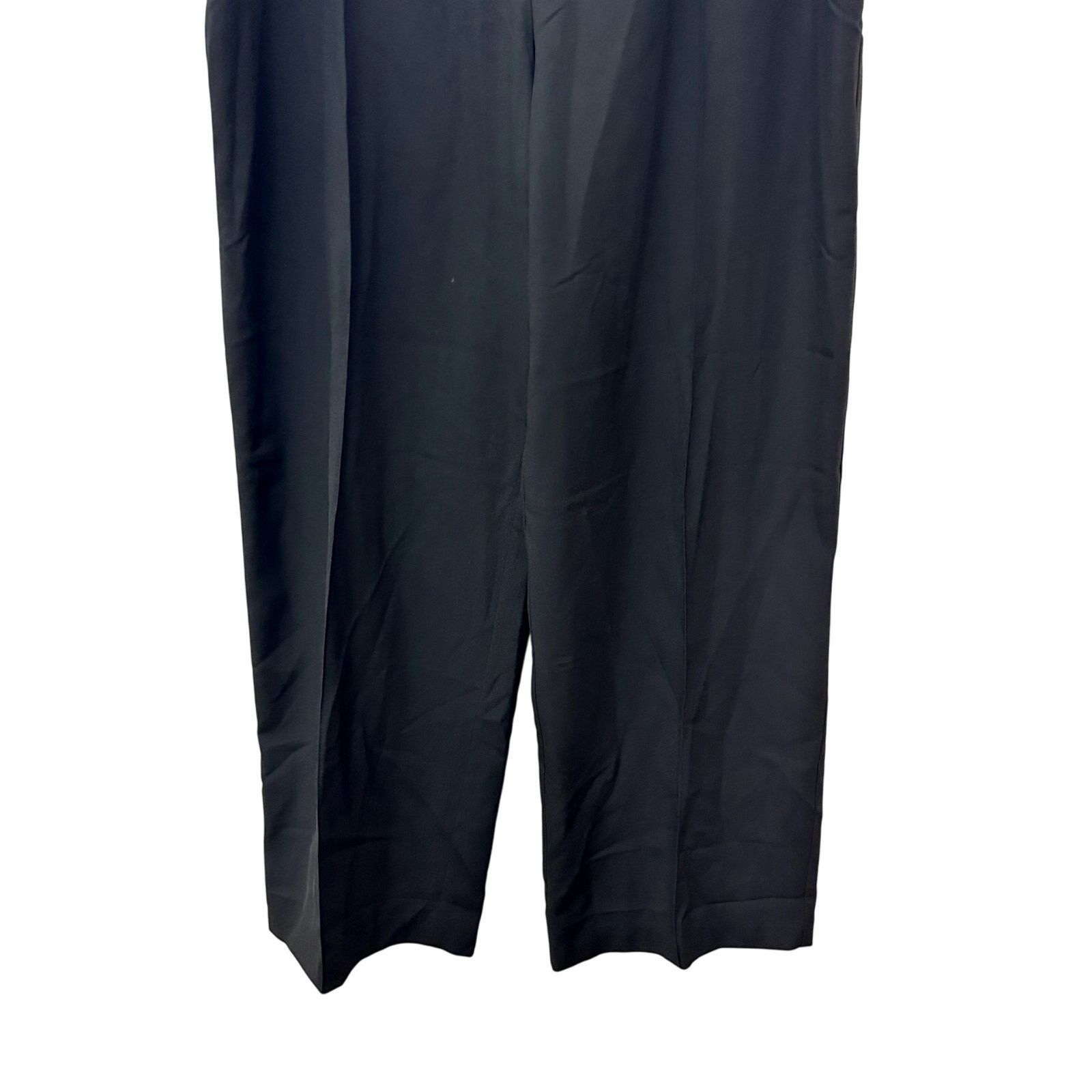 Topshop Topshop Pants Asymmetric Ruffle Overlay Design Black 14 NWT Size 36" / US 14 / IT 50 - 4 Thumbnail