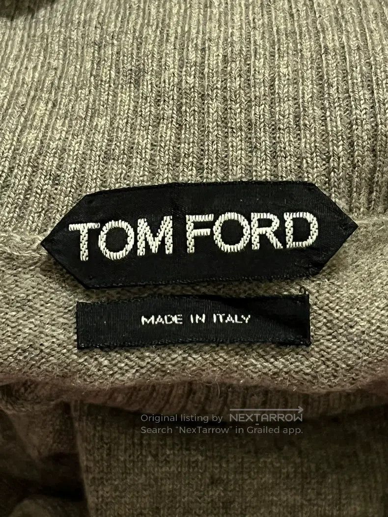 Tom Ford Tom Ford High-neck mixed color cashmere sweater, 100% pure Size US S / EU 44-46 / 1 - 8 Thumbnail
