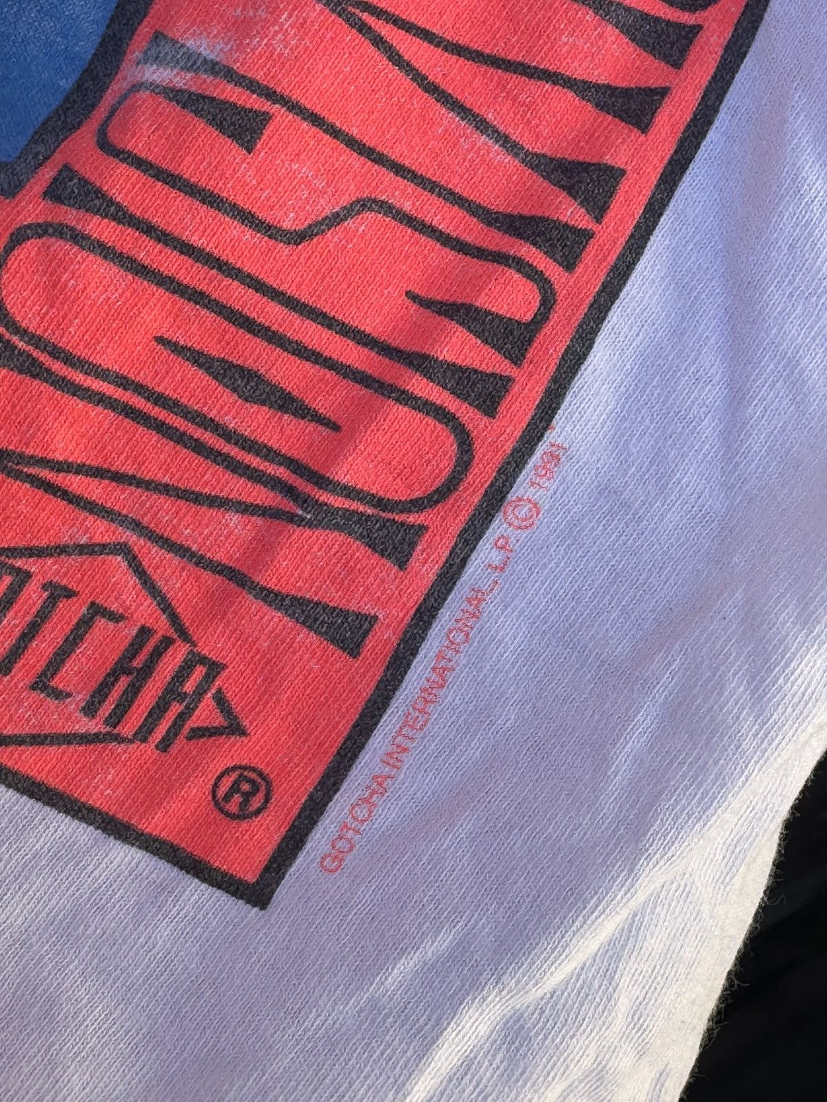 Gotcha × Vintage 1991 Gotcha Rhythm Division vintage white surf tee t-shirt Size US XL / EU 56 / 4 - 6 Thumbnail