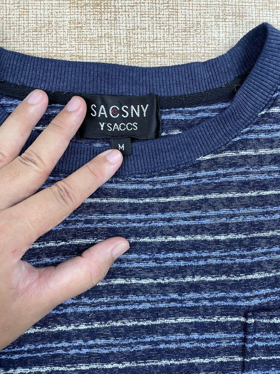 Vintage × Y's × Yohji Yamamoto Vintage Yohji Yamamoto Y'saccs Stripes Shirt Casual Wear Size US M / EU 48-50 / 2 - 7 Thumbnail