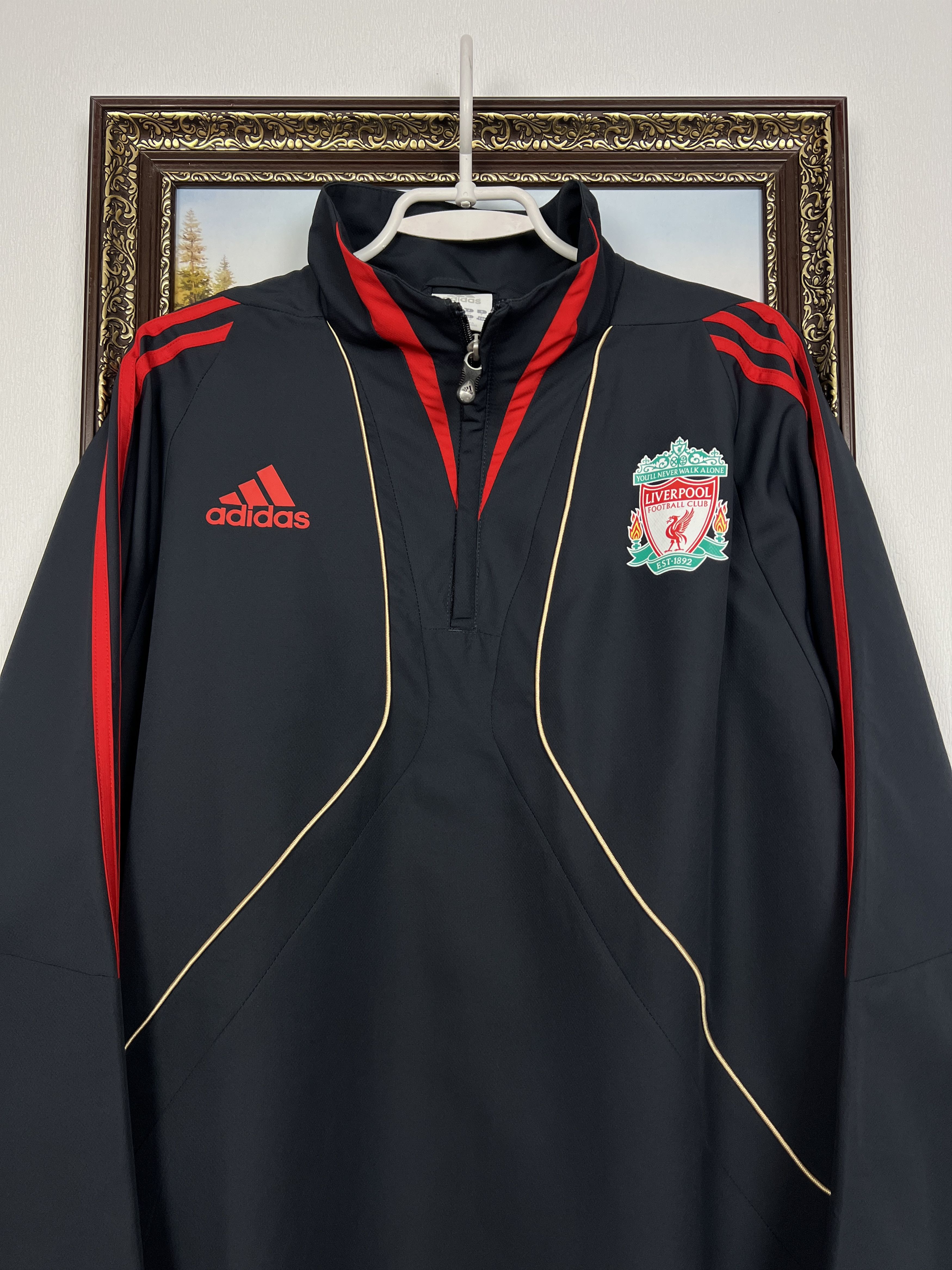 Adidas Vintage Adidas Liverpool Football Jacket Soccer Track Top Size US L / EU 52-54 / 3 - 2 Thumbnail