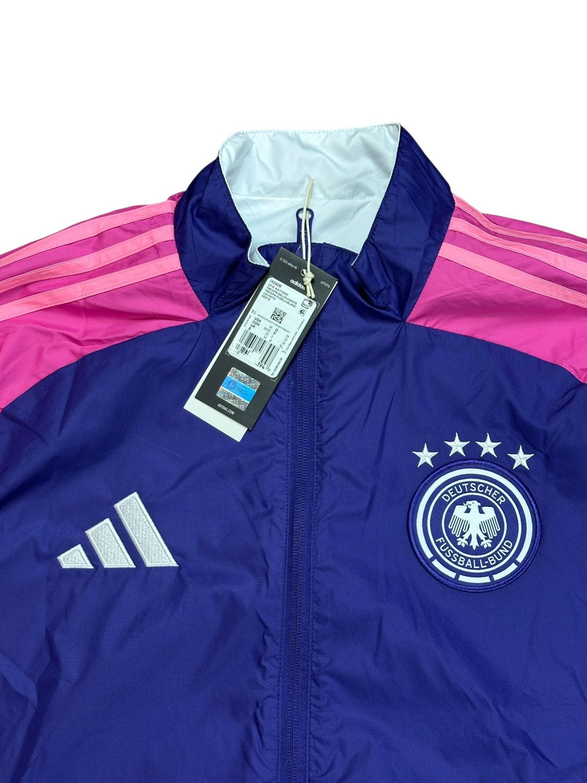 Adidas Germany 2024 Track Jacket (Reversible) Size US M / EU 48-50 / 2 - 7 Thumbnail