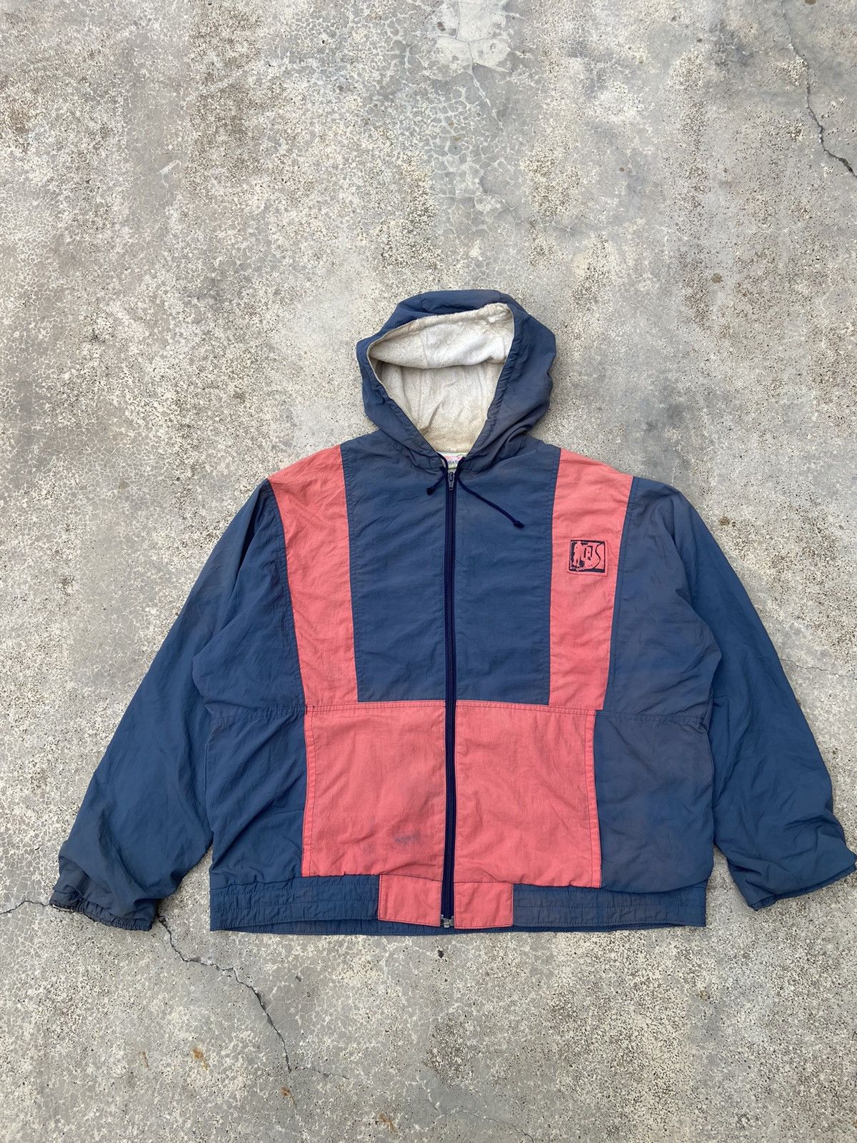 Quiksilver Vintage 1990’s QuickSilver Colour Block Windbreaker Jacket Size US L / EU 52-54 / 3 - 2 Thumbnail