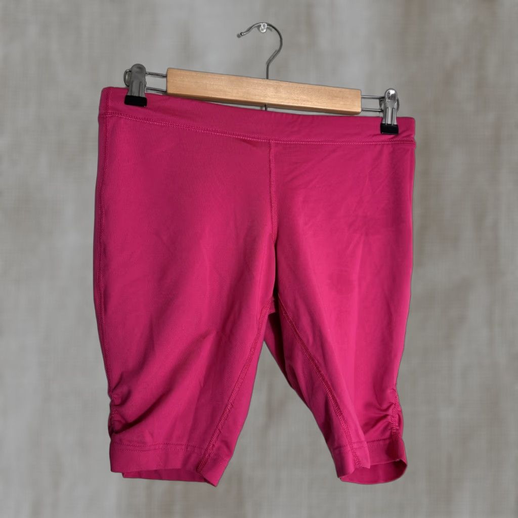 Pinko Columbia Women’s L Cycling Shorts Omni Shade Pink 28x10 Activewear Womens Size 36" / US 14 / IT 50 - 1 Thumbnail