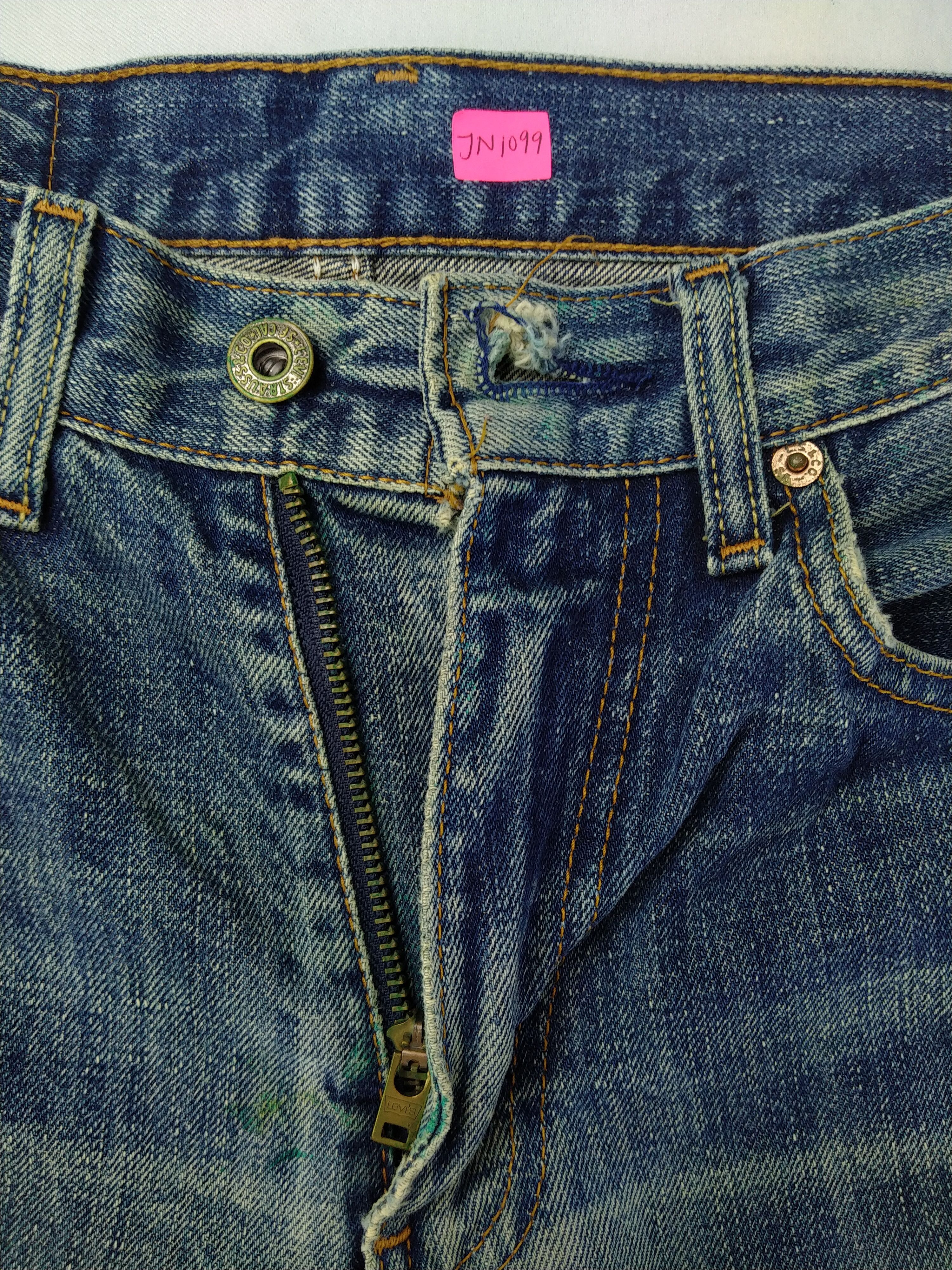 Levi's Dirty Blue Vintage Levi's 502 Jeans 27x30.5 Denim -JN1099 Size US 27 - 6 Thumbnail