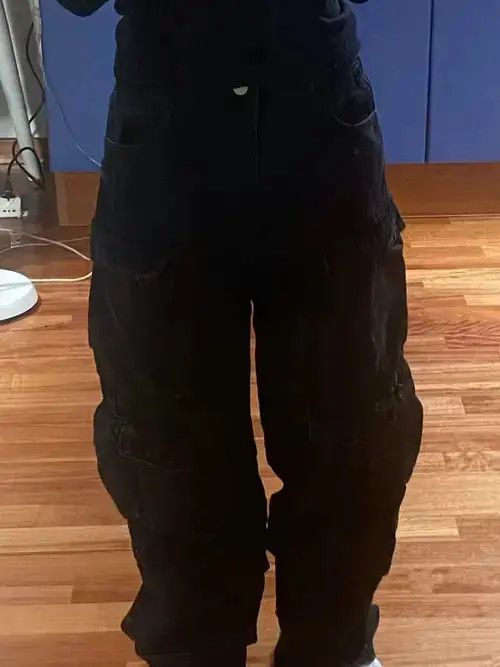 Other Heavy Industry Washed Multi-Pocket Overalls Jeans Size US 31 - 4 Thumbnail