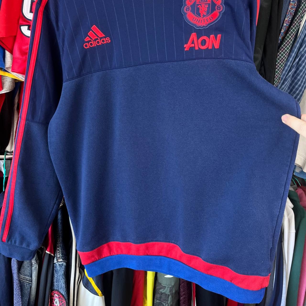 Adidas Manchester United Football Soccer Suit Sweatshirt/Pants Size US L / EU 52-54 / 3 - 4 Thumbnail