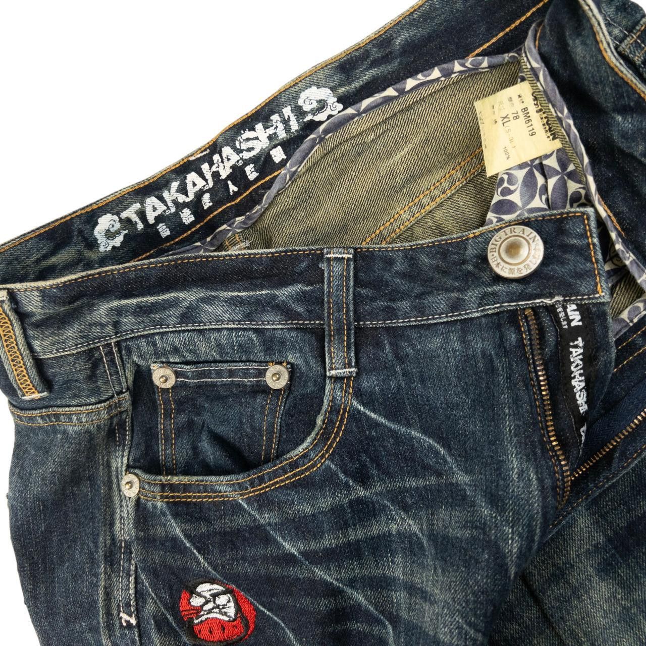 Other Vintage Big Train Embroidered Tiger Japanese Denim Jeans W35 Size US 35 - 5 Thumbnail
