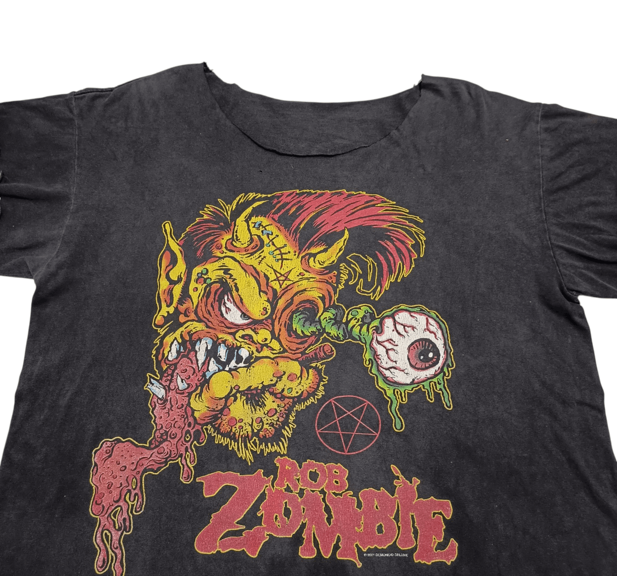 Band Tees RARE VTG ROB ZOMBIE DISTRESS T-SHIRT Size US M / EU 48-50 / 2 - 3 Thumbnail