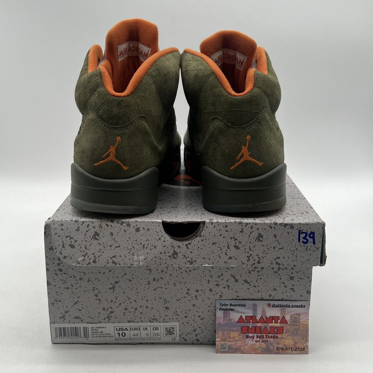 Jordan Brand Air Jordan 5 Olive Size US 10 / EU 43 - 3 Thumbnail