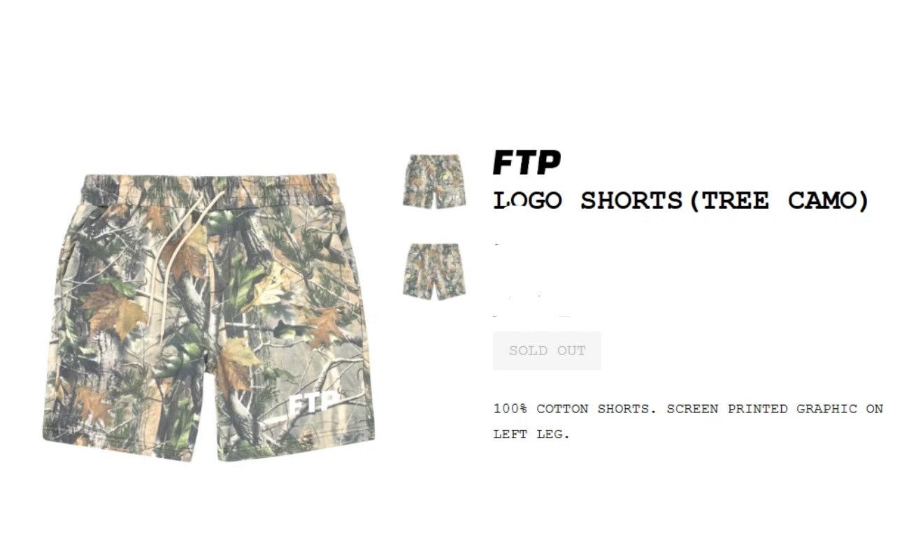 Fuck The Population FTP real tree camo sweat shorts XL Size US 36 / EU 52 - 3 Thumbnail