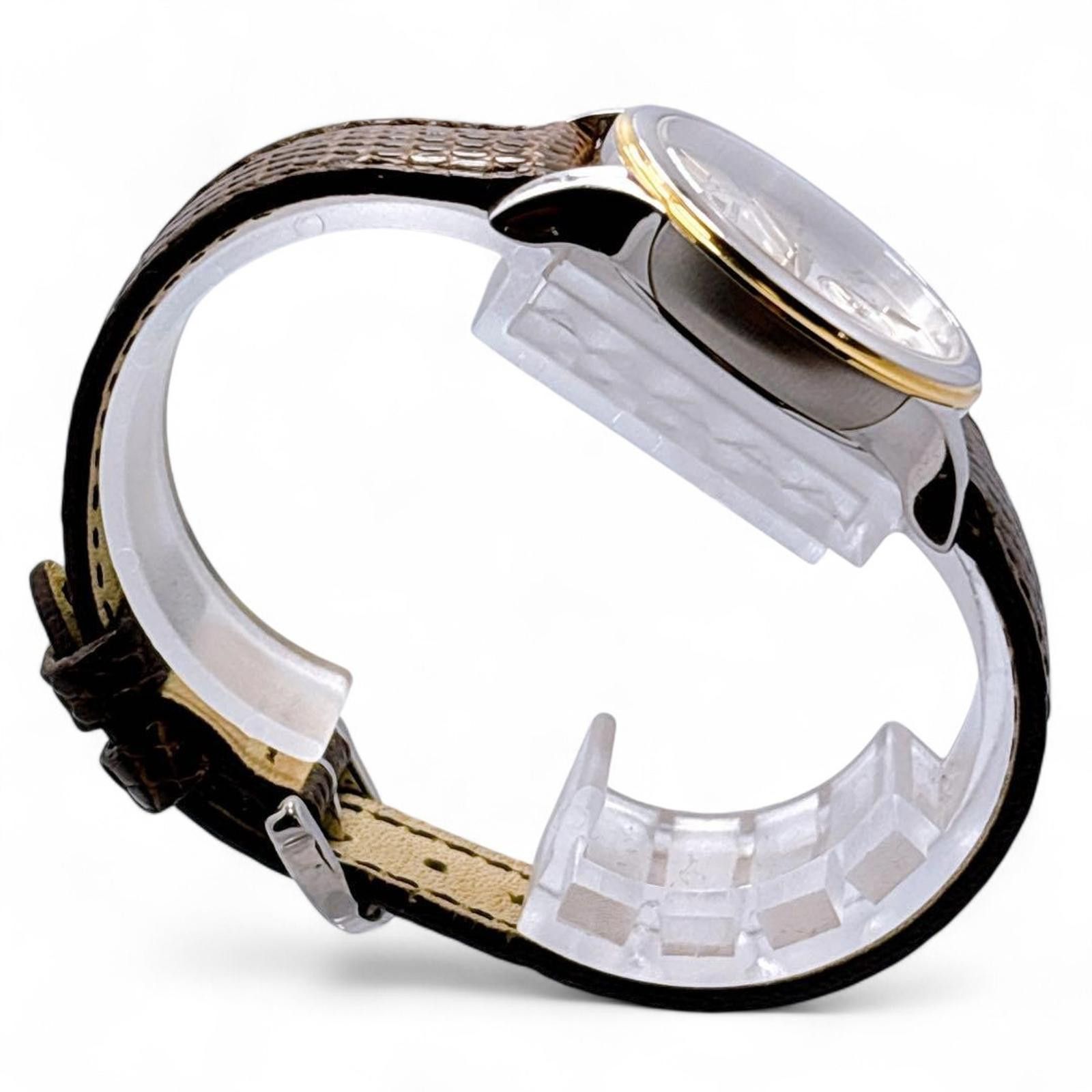 Maurice Lacroix Maurice Lacroix - Classic Brown Leather Strap Watch Size ONE SIZE - 5 Thumbnail