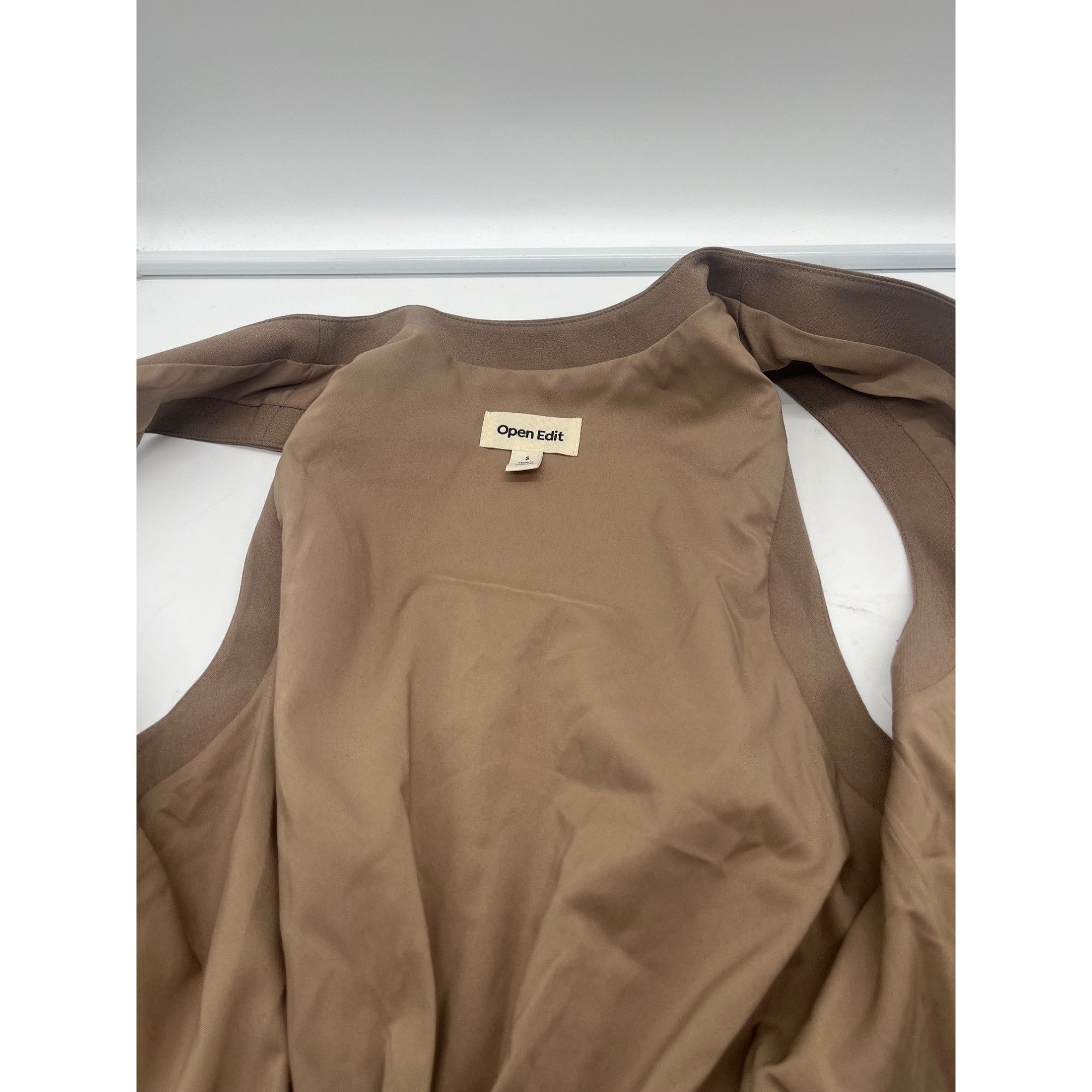 Other OPEN EDIT Fitted Vest In Brown Caribou, M Size M / US 6-8 / IT 42-44 - 14 Thumbnail