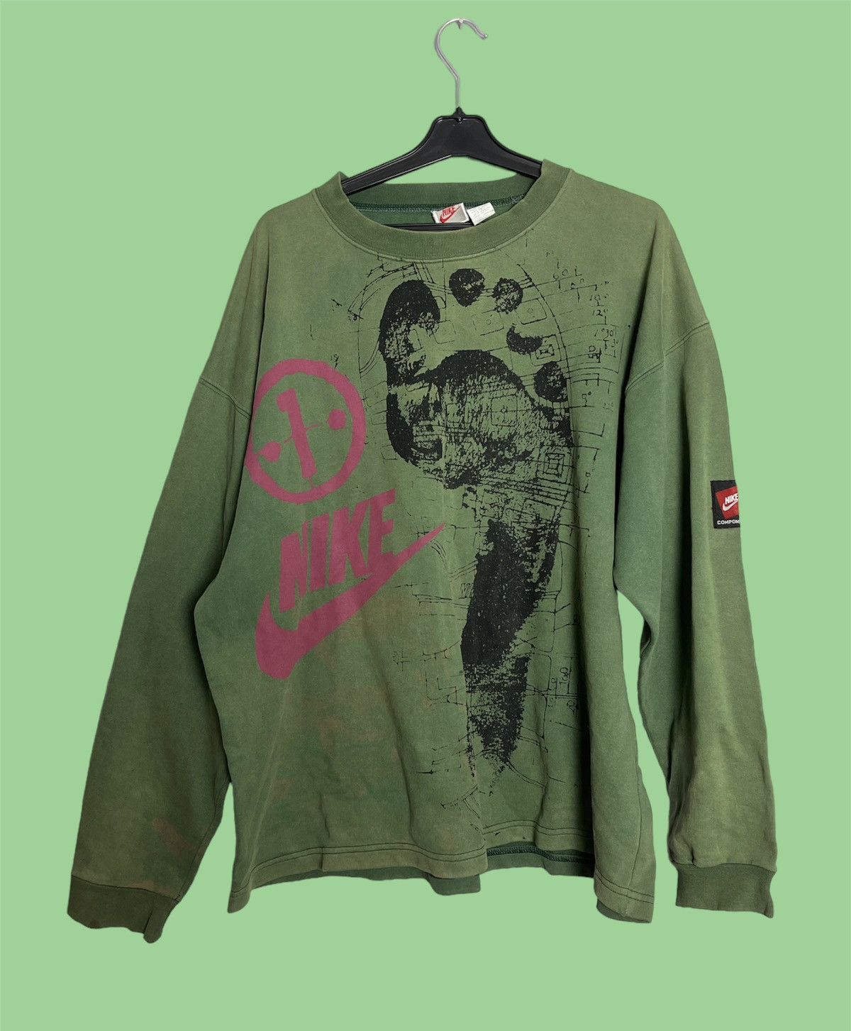 VINTAGE 90S NIKE CREWNECK RARE Y2K SWOOSH