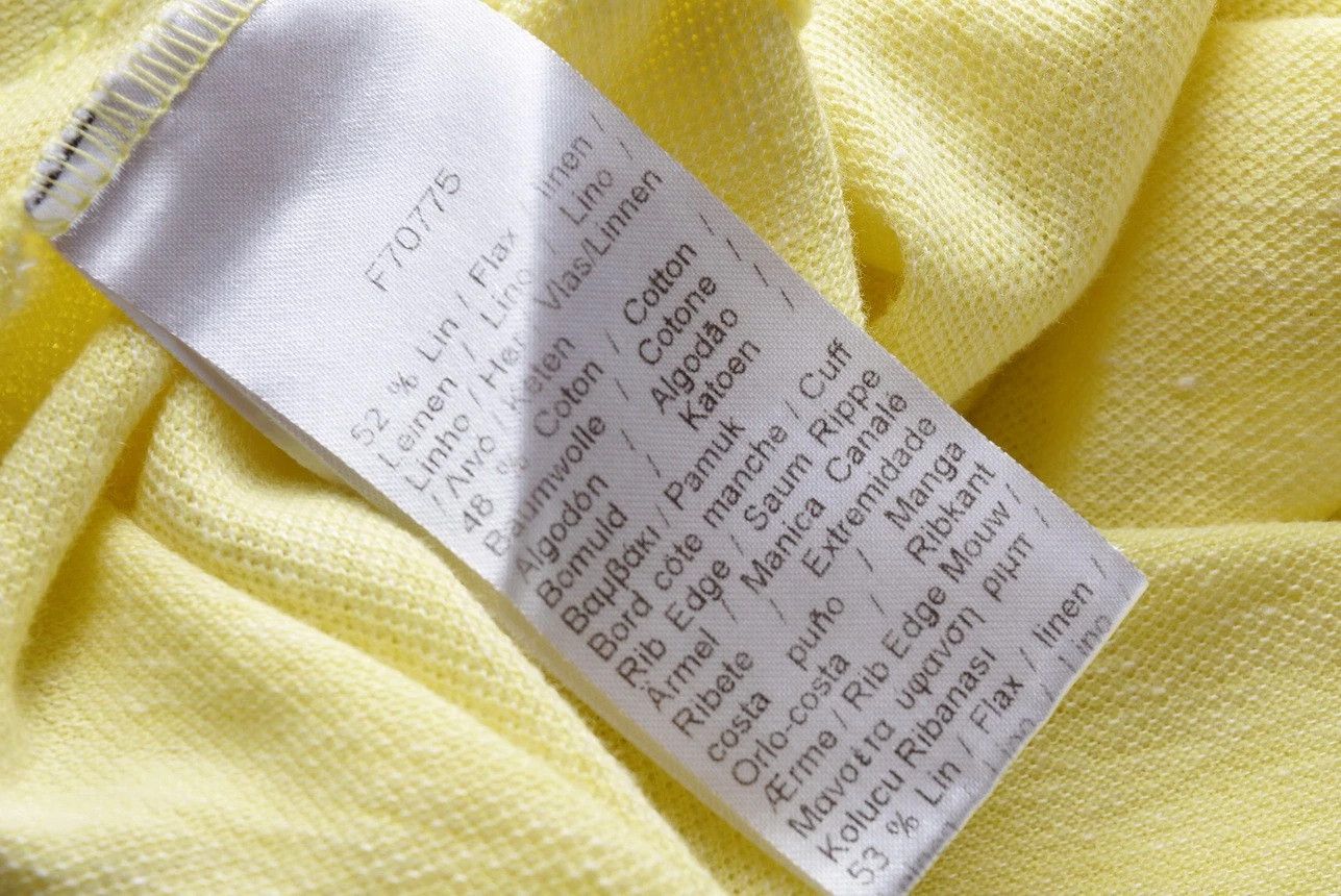 Lacoste Lacoste Regular Fit Linen Blend Polo Shirt Yellow Size US L / EU 52-54 / 3 - 5 Thumbnail