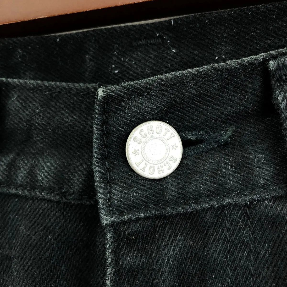 Schott Vintage 90’ SCHOTT PERFECTO BROS NYC Straight Jeans Denim Size 28" / US 6 / IT 42 - 6 Thumbnail
