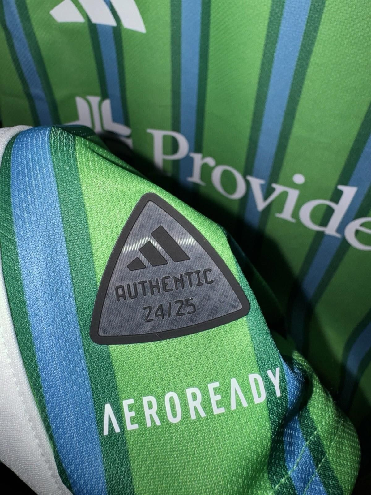 Adidas New Mens Seattle Sounders FC 2024/25 Home Jersey Size ONE SIZE - 5 Thumbnail
