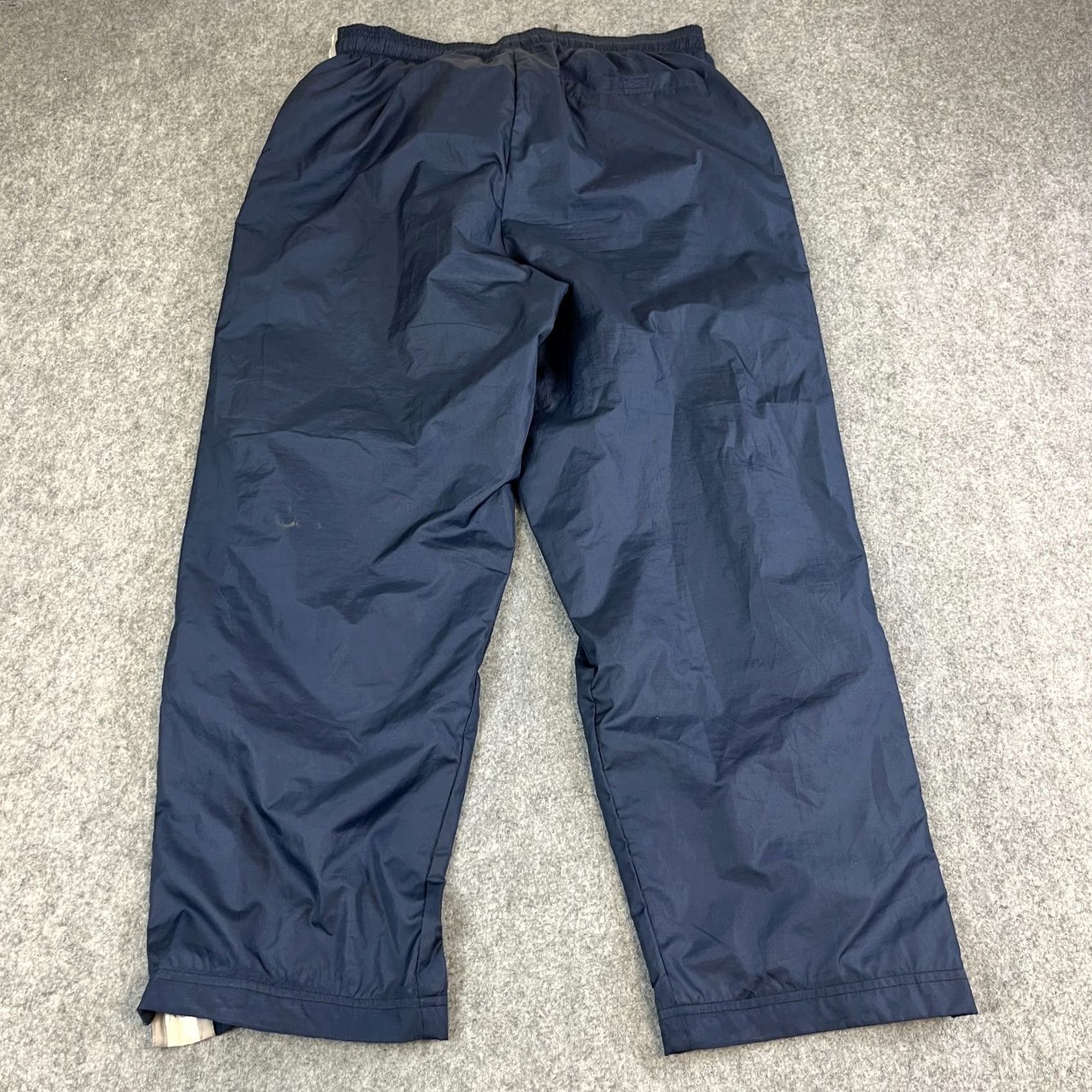 Nike VINTAGE Nike Court Challenge Tracksuit Mens Large Blue Loose Jacket Pant Set 90s Athletic Mens Tracksuit Jacket Pants Blue Size 42R - 4 Thumbnail
