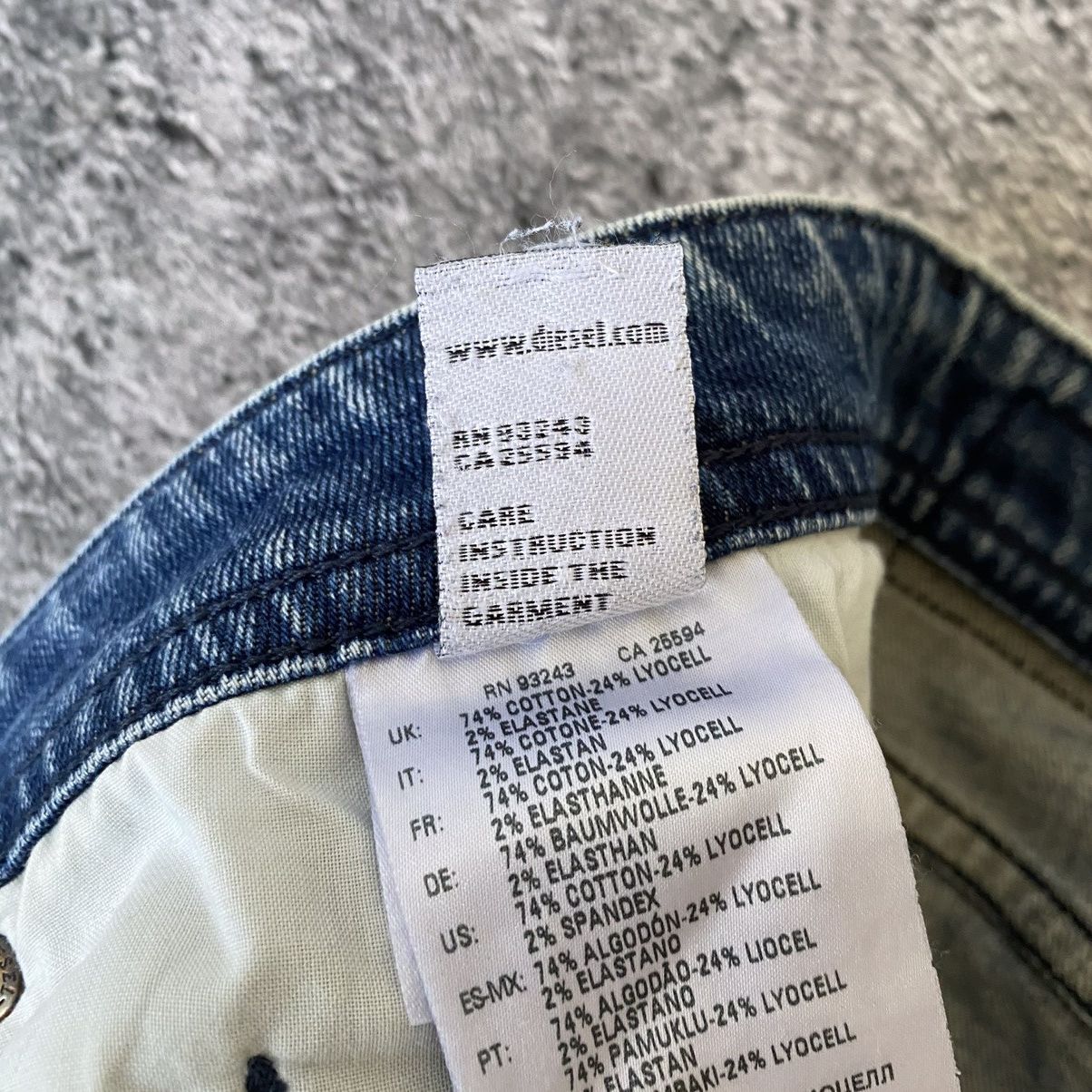 Diesel DISTRESSED DIESEL VINTAGE JEANS y2k Style Denim Size US 32 / EU 48 - 7 Thumbnail