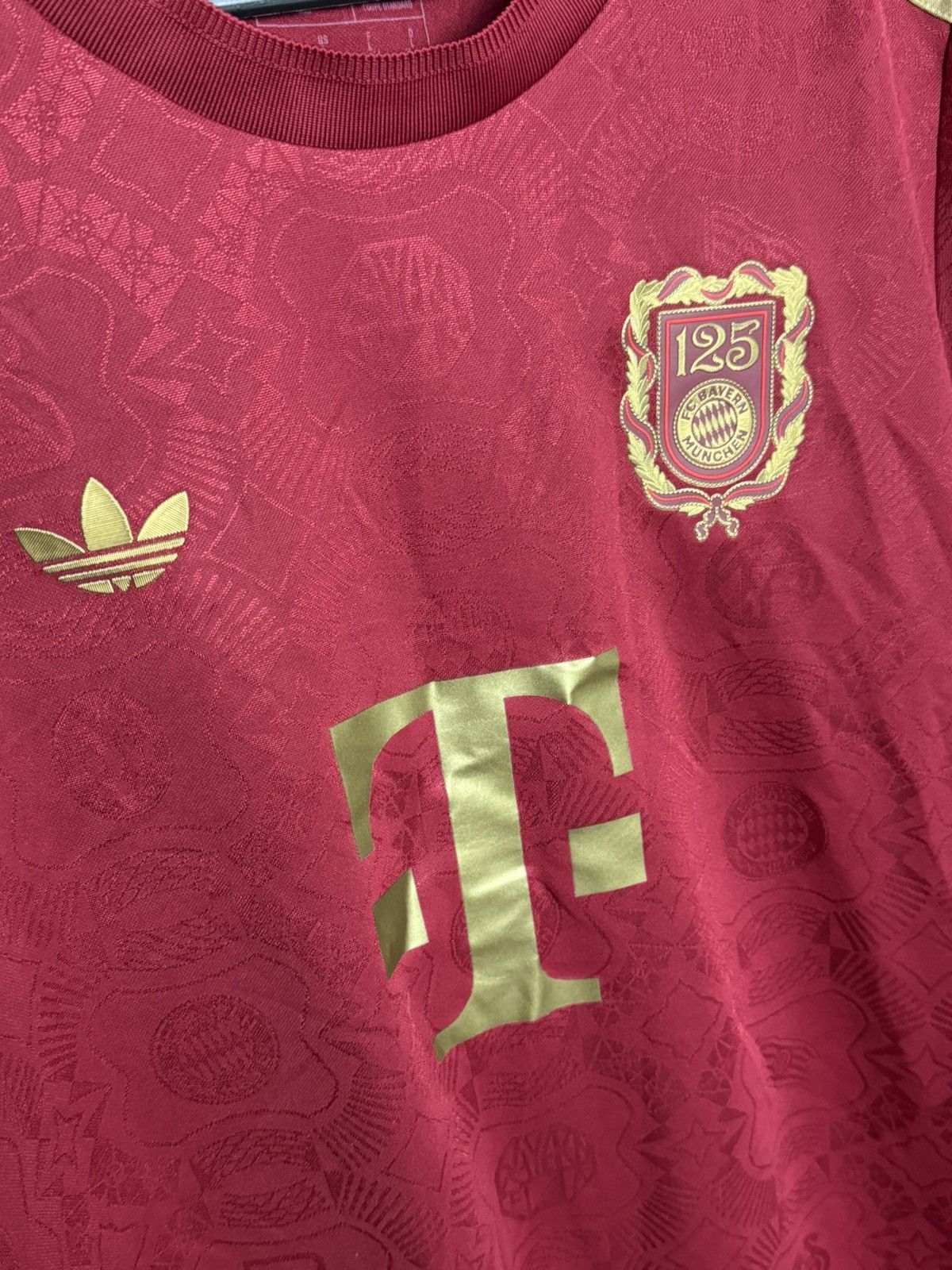 Adidas New Bayern Munchen Anniversary 125 Musiala Football Jersey Size L / US 10 / IT 46 - 4 Thumbnail