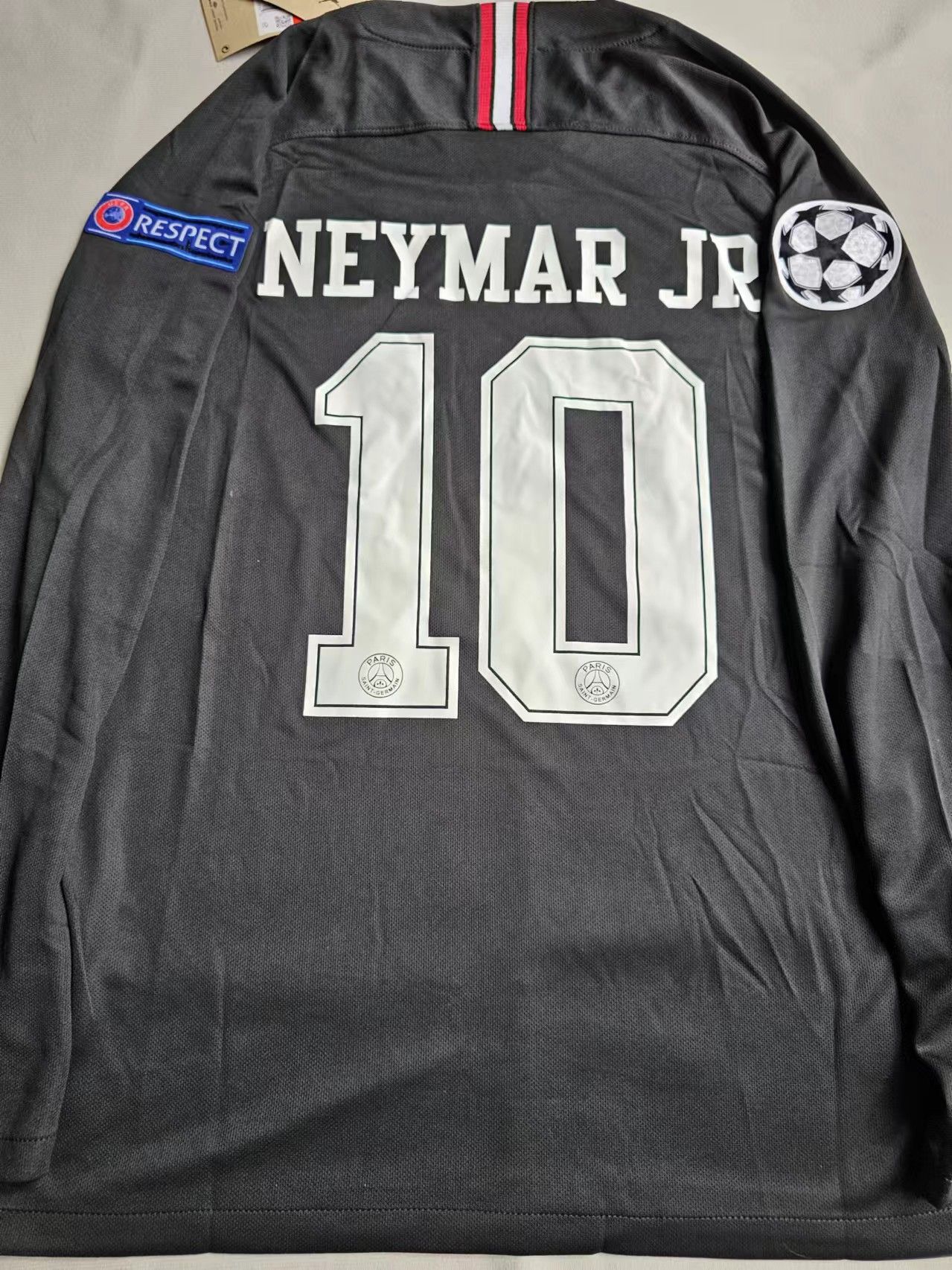 Other 2018 19 PSG #10 Neymar Jersey Black Size US XXL / EU 58 / 5 - 1 Thumbnail