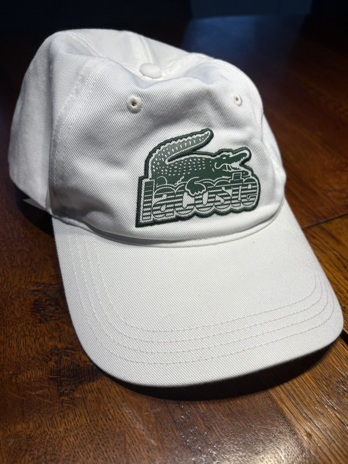 Lacoste Lacoste Crocodile Patch Hat (white) Size ONE SIZE - 1 Thumbnail