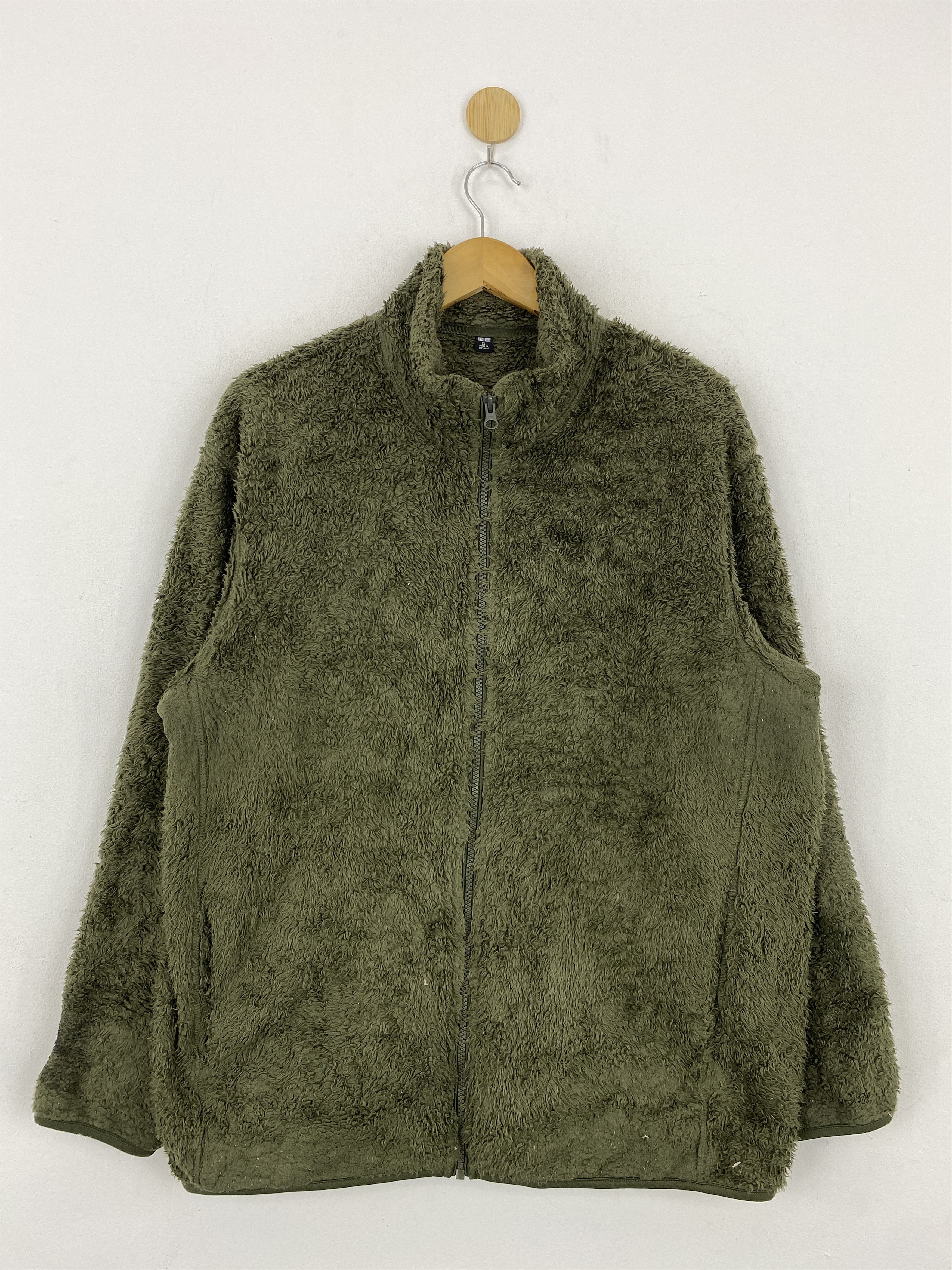 Japanese Brand Uniqlo Fleece Zipper Up Sherpa Jacket JA0069