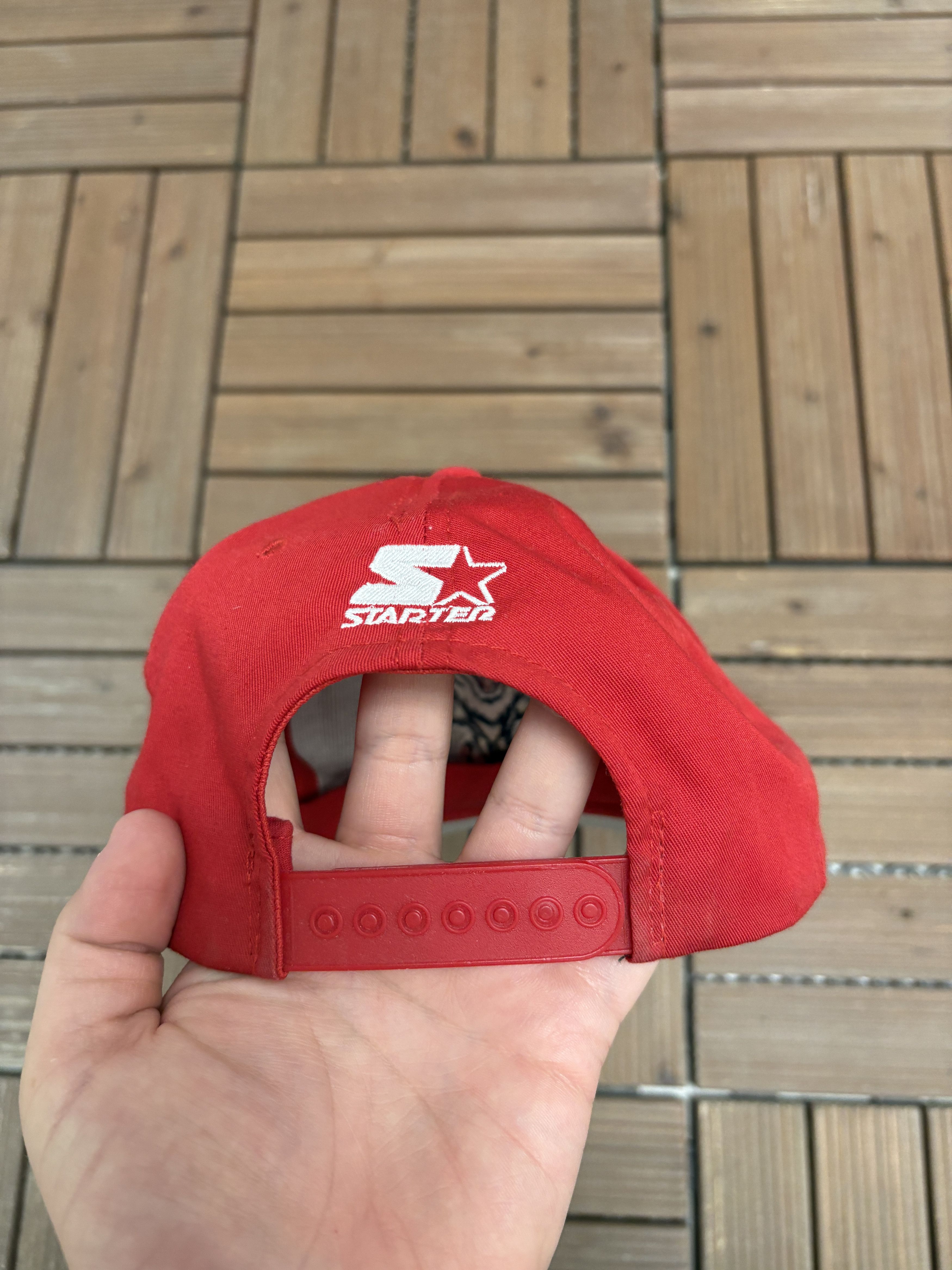 Starter Florida Panthers Embroidered Vintage Red Snap Back Hat Cap Size ONE SIZE - 5 Thumbnail