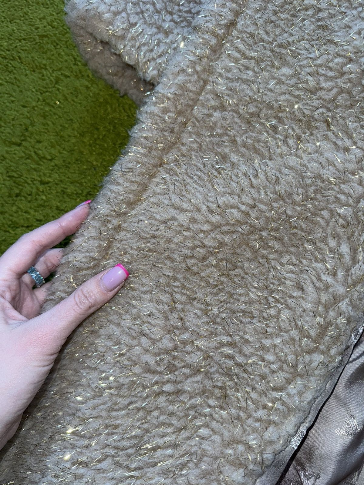 Designer × Max Mara × Weekend Max Mara Max Mara A/W 2019 camel wool blend teddy bear style coat Size S / US 4 / IT 40 - 10 Thumbnail