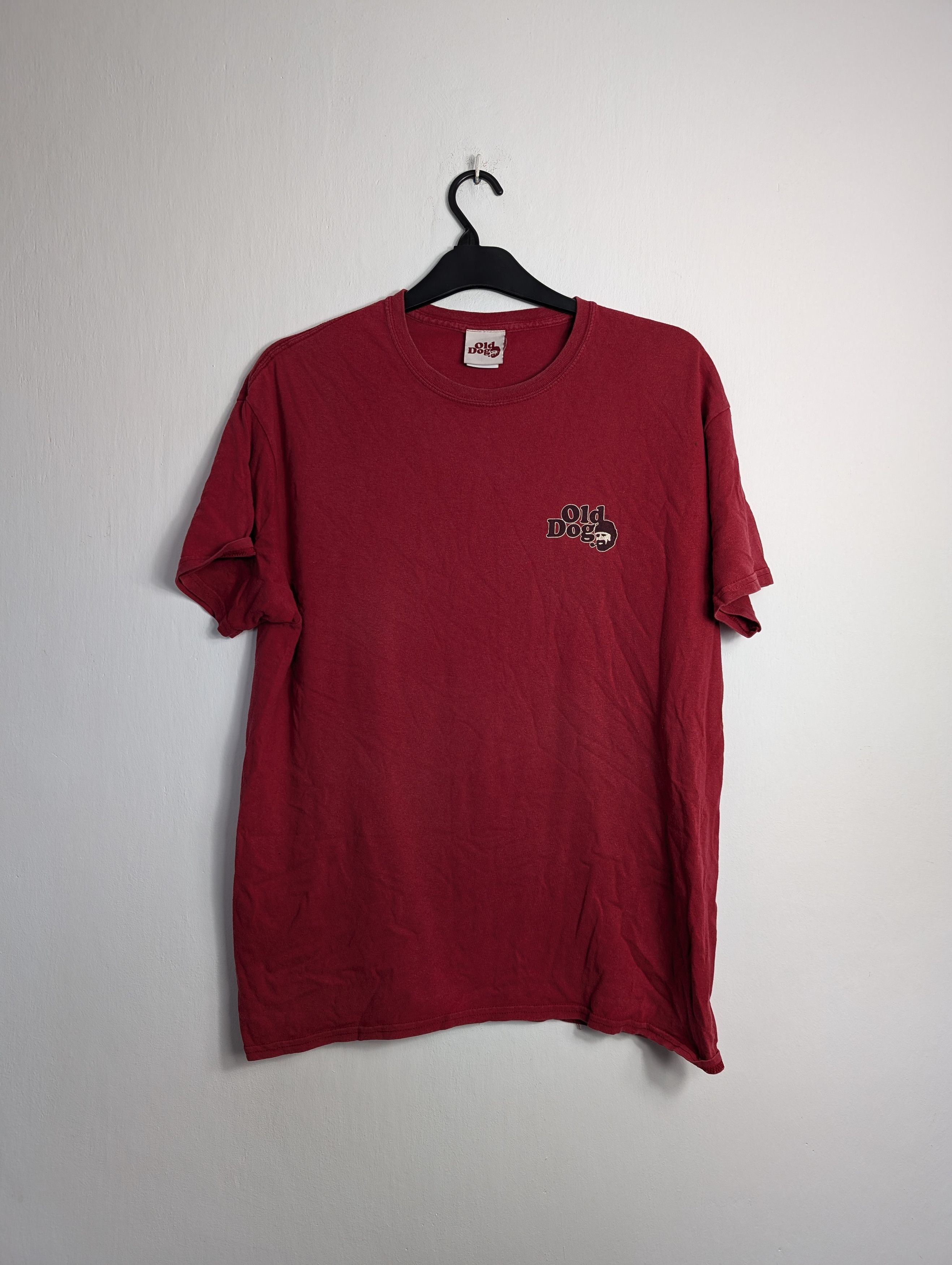 Vintage Vintage Old Dog Surf Skate T-Shirt Maroon Retro Boxy Y2K Size US L / EU 52-54 / 3 - 3 Thumbnail