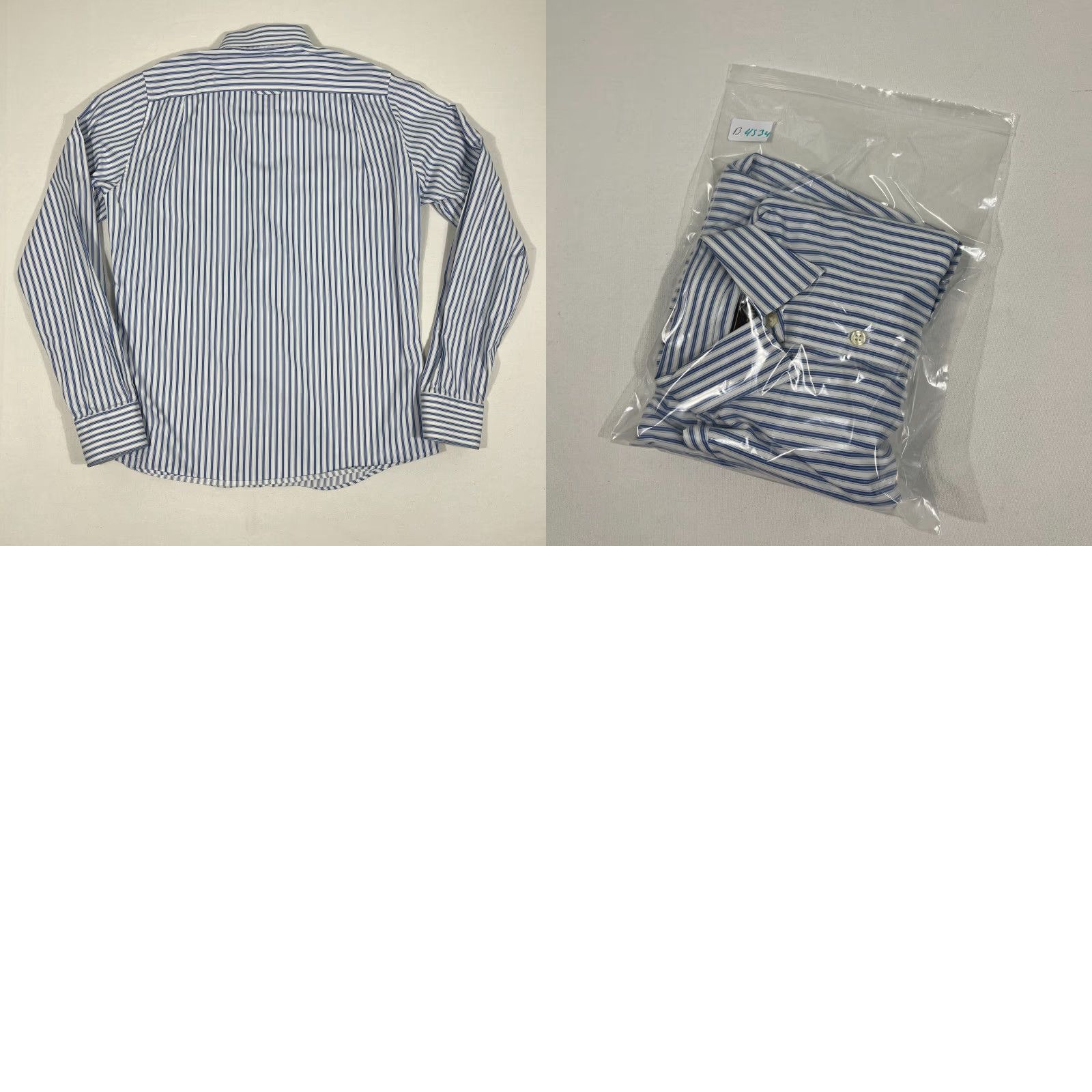 Abercrombie & Fitch VINTAGE Ezra Fitch Abercrombie Shirt Mens M Blue White Striped Button Up Cotton Y2K Size US M / EU 48-50 / 2 - 9 Thumbnail