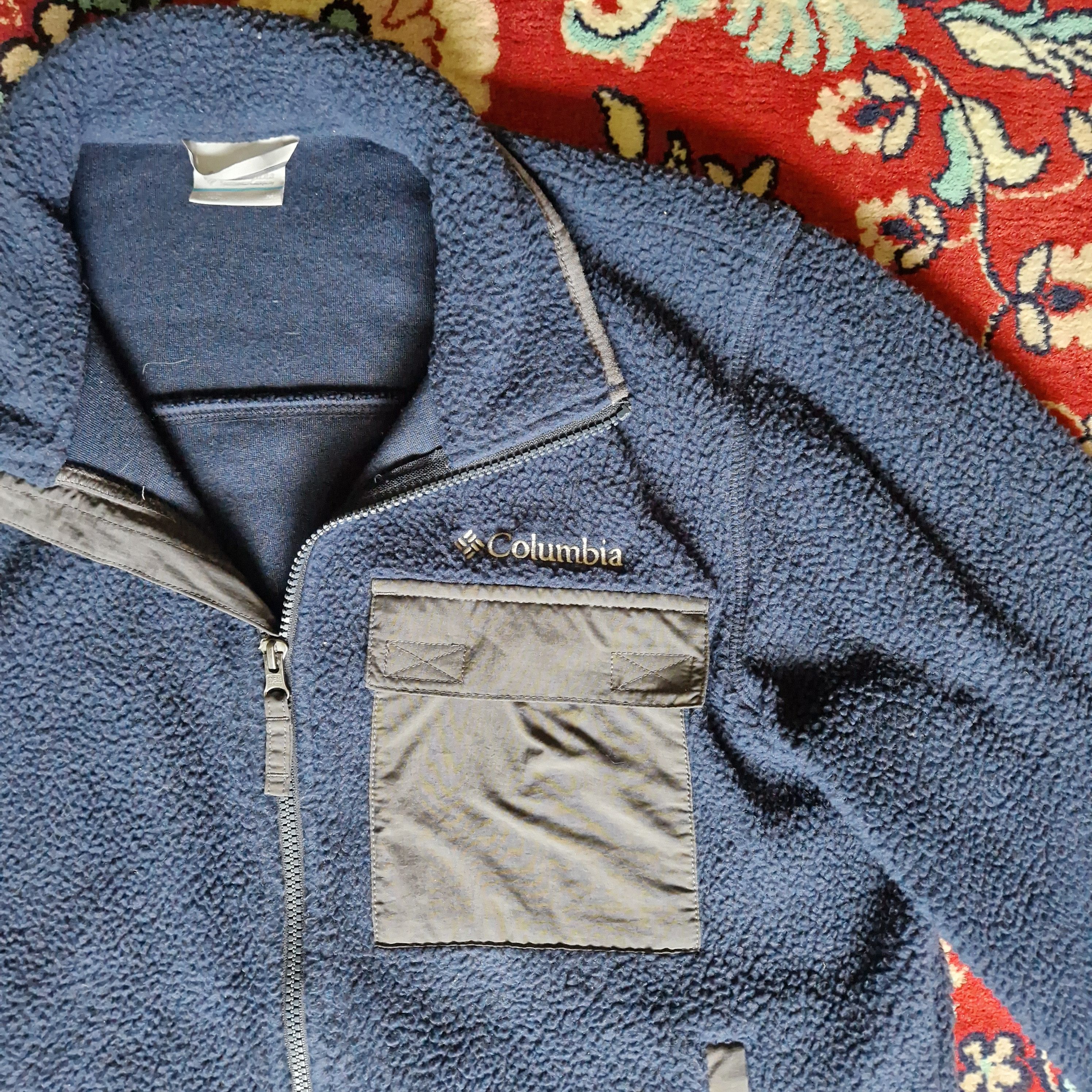 Columbia Columbia Navy Blue "Sherpa" Fleece Jacket Size US M / EU 48-50 / 2 - 3 Thumbnail